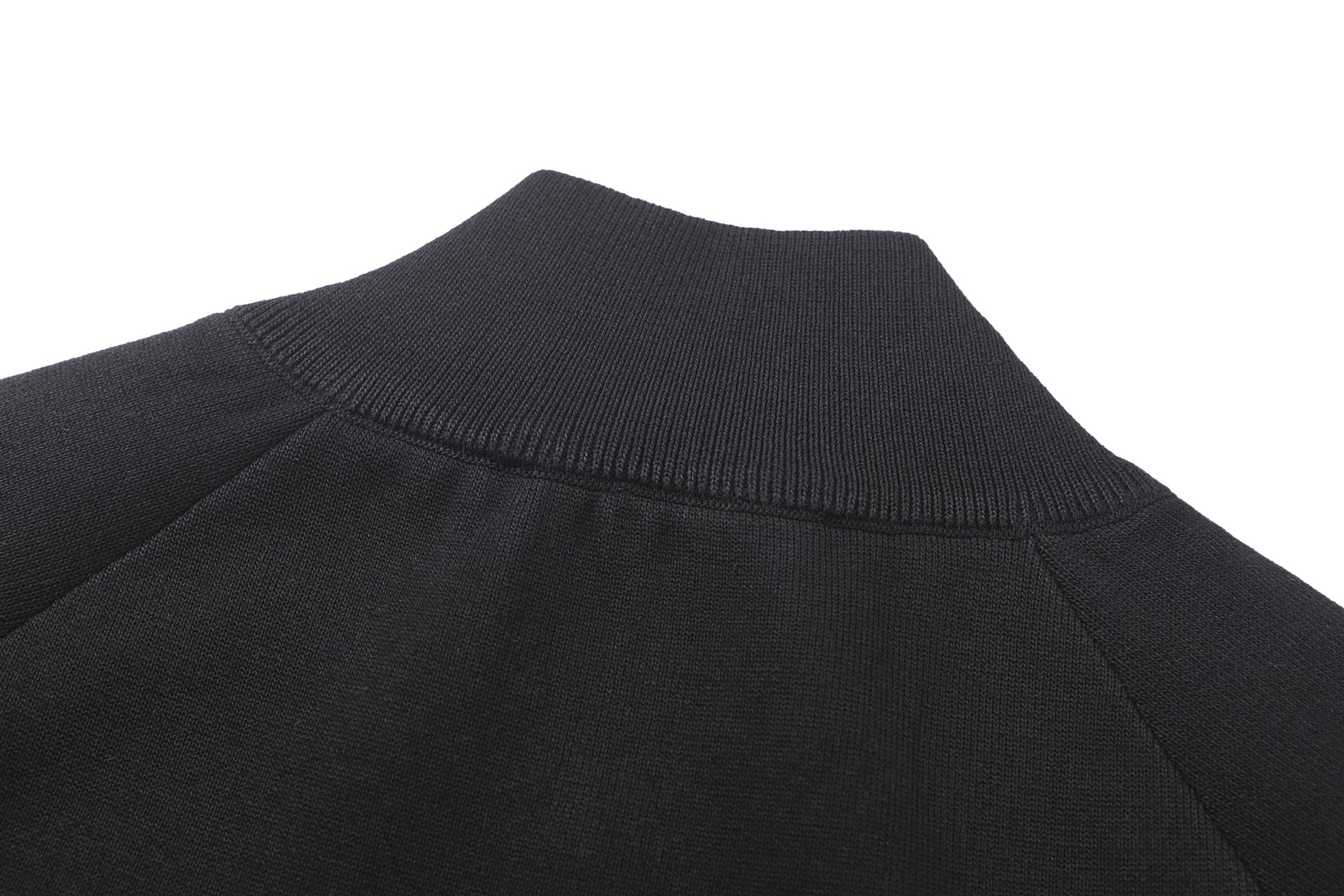 Acne Studios 背面硅胶压花皮革拉链针织开衫 夹克 外套 长袖 白色 黑色 B5