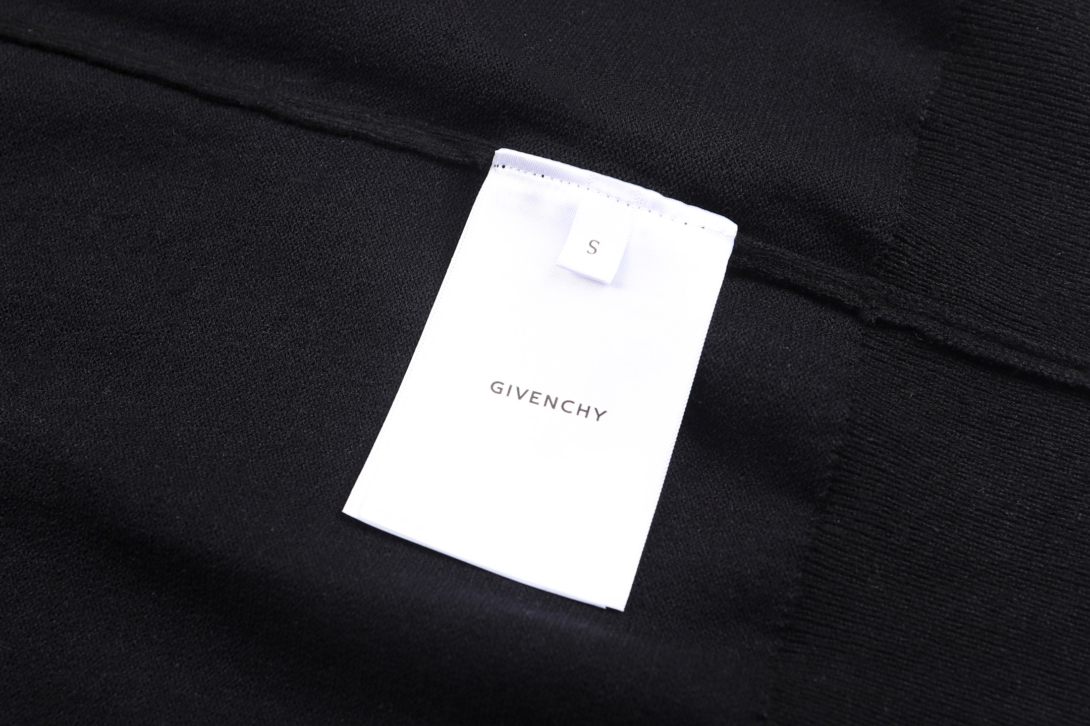 Givenchy 纪梵希 logo刺绣连帽毛衣 连帽衫 外套 长袖 黑色 B0