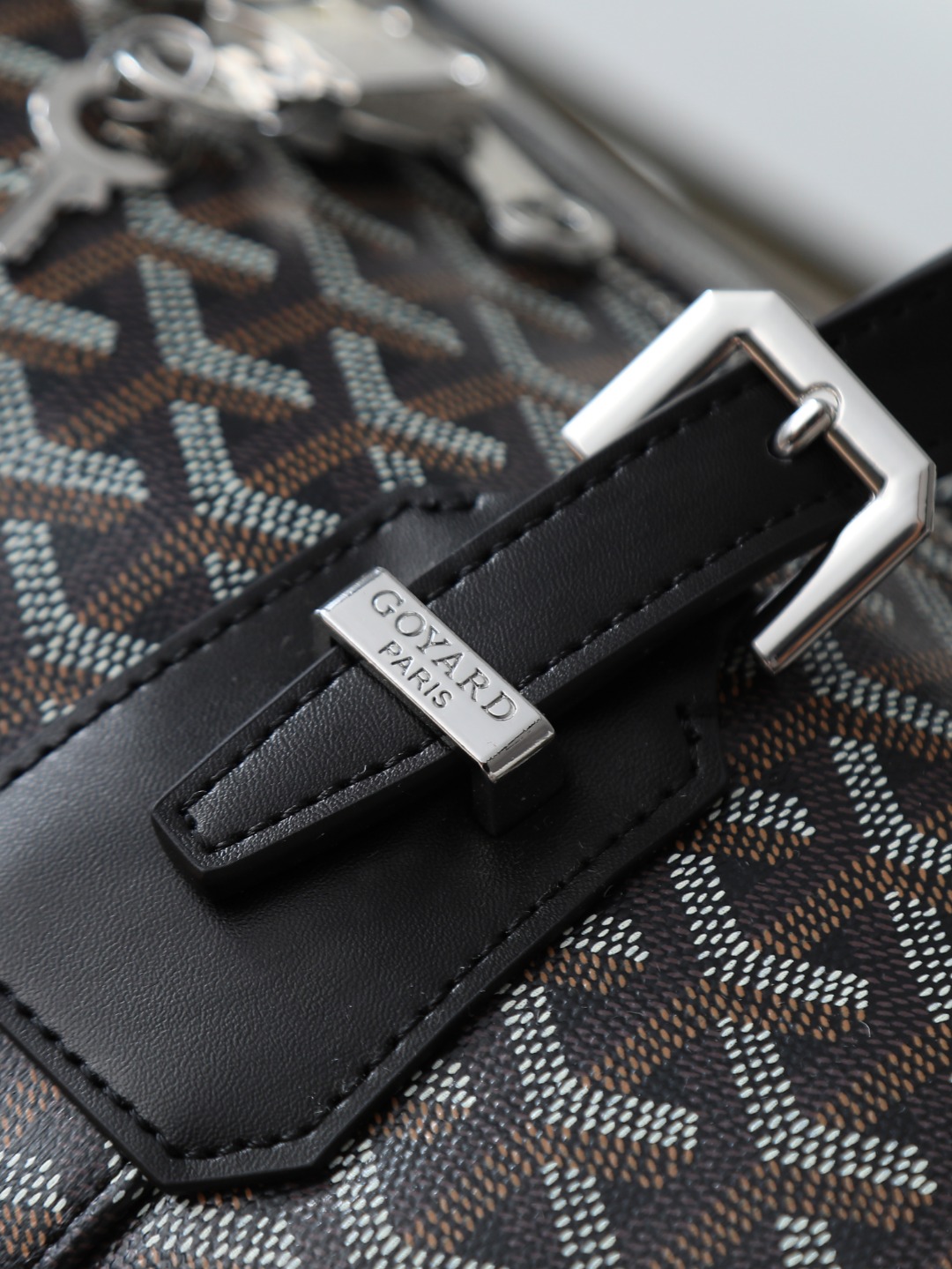 GOYARD 戈雅行李包 (Canvas and Leather) — Carry-on Bag-F0-BOSTON045TY