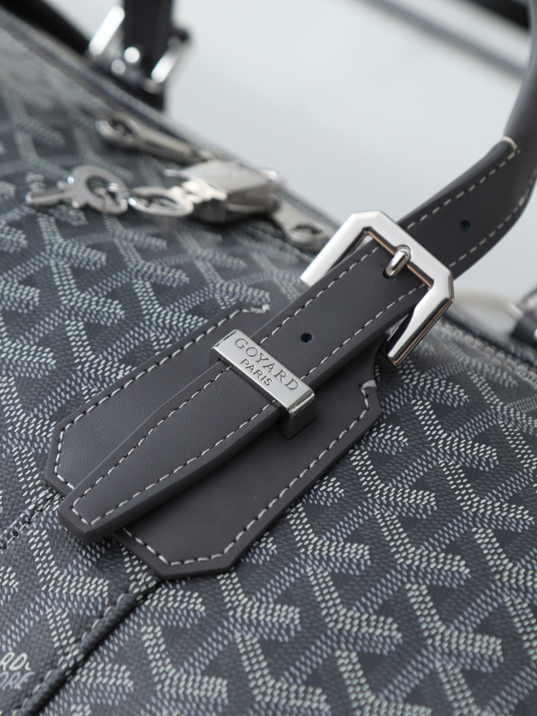 GOYARD 戈雅行李包 (Canvas and Leather) — Carry-on Bag-F0-BOSTON045TY