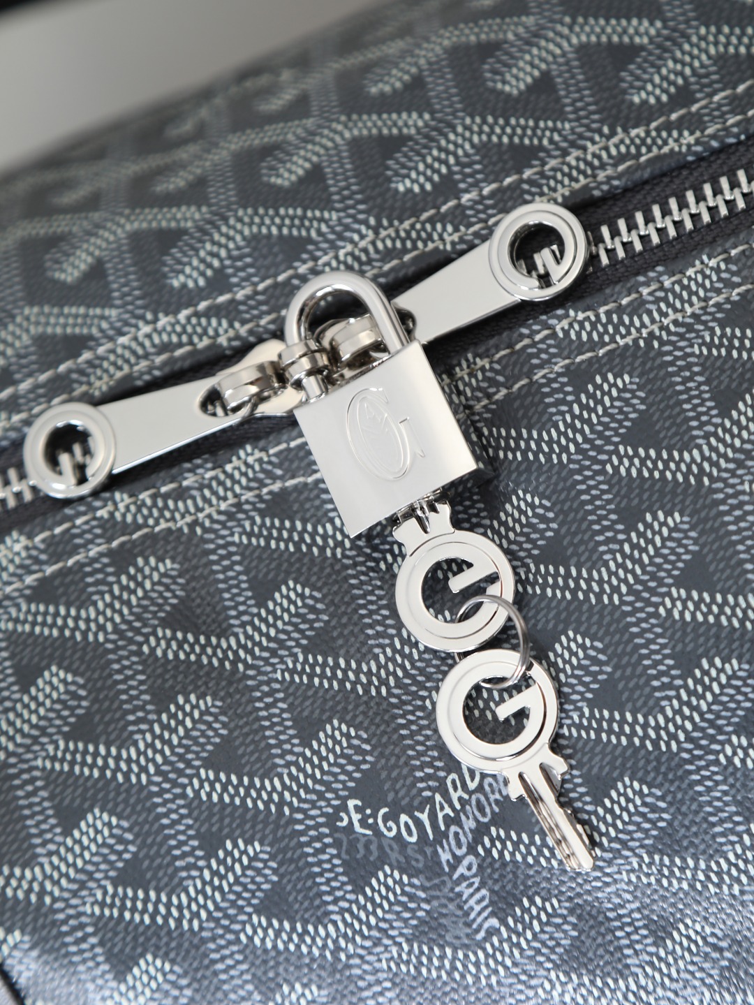 GOYARD 戈雅行李包 (Canvas and Leather) — Carry-on Bag-F0-BOSTON045TY