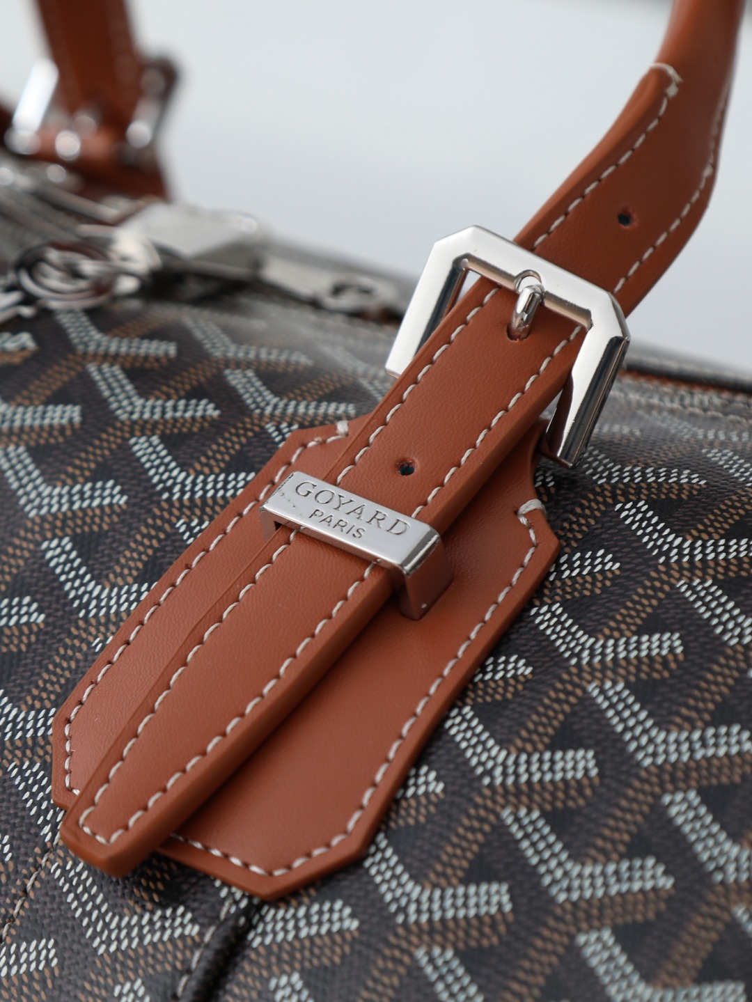 GOYARD 戈雅行李包 (Canvas and Leather) — Carry-on Bag-F0-BOSTON045TY