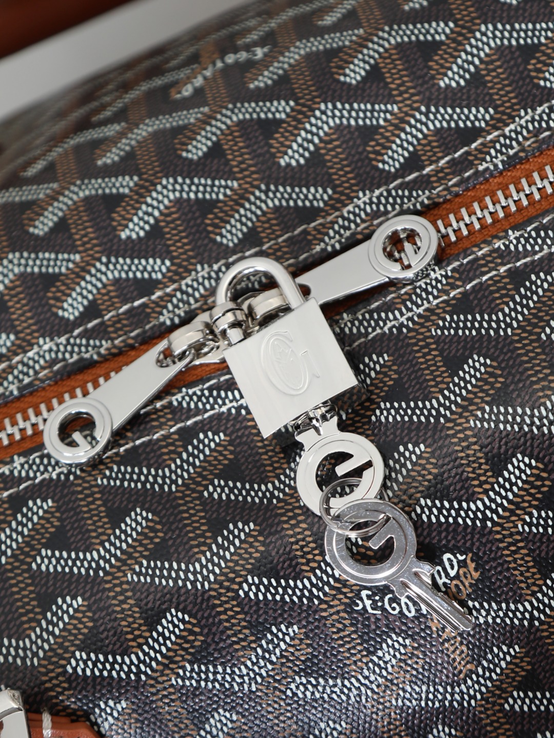 GOYARD 戈雅行李包 (Canvas and Leather) — Carry-on Bag-F0-BOSTON045TY