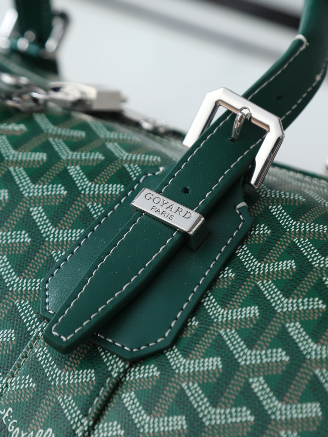 GOYARD 戈雅行李包 (Canvas and Leather) — Carry-on Bag-F0-BOSTON045TY