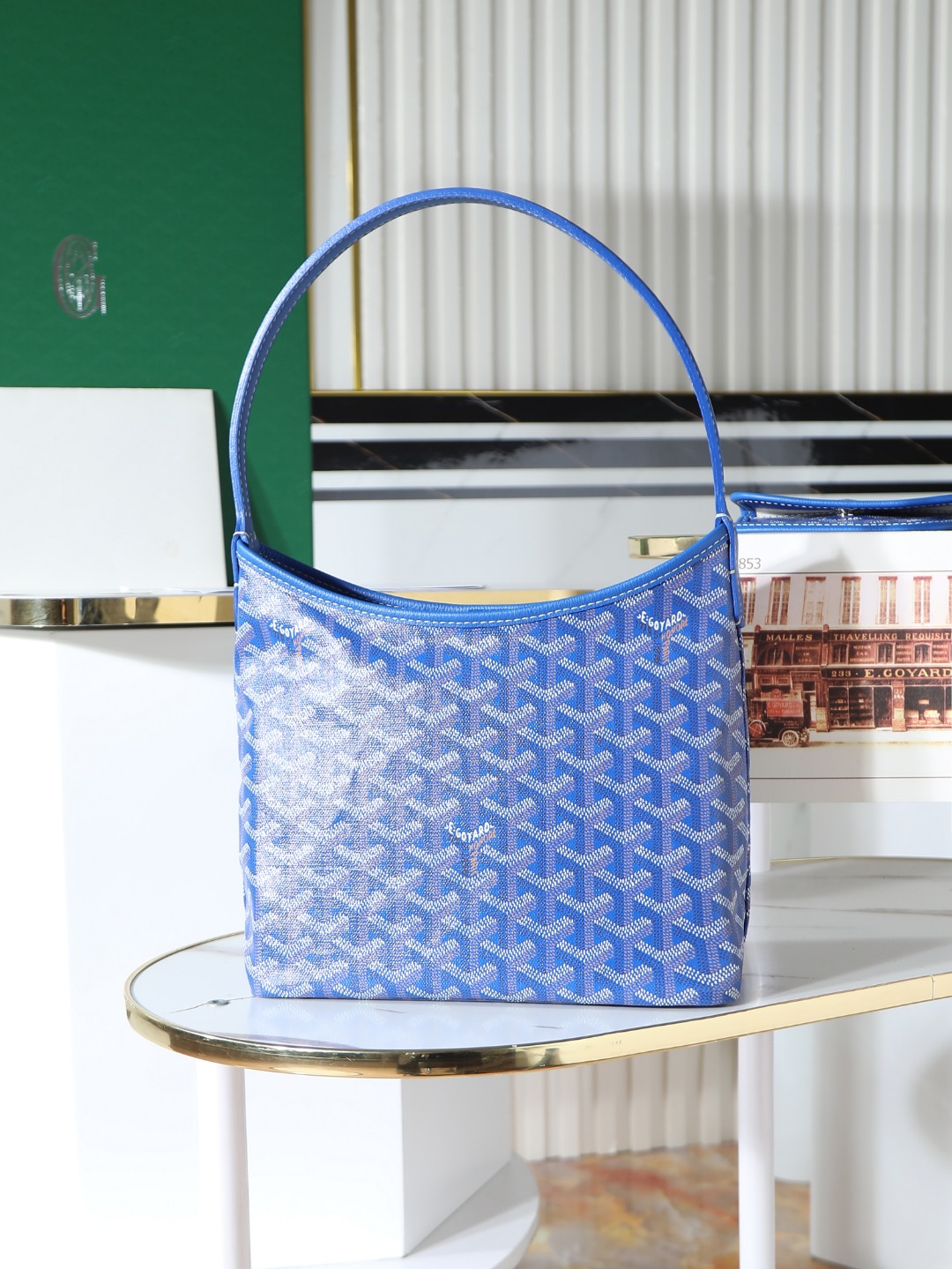 GOYARD 戈雅手提 Boheme Hobo (Canvas and Leather) — Shoulder Bag-F0-