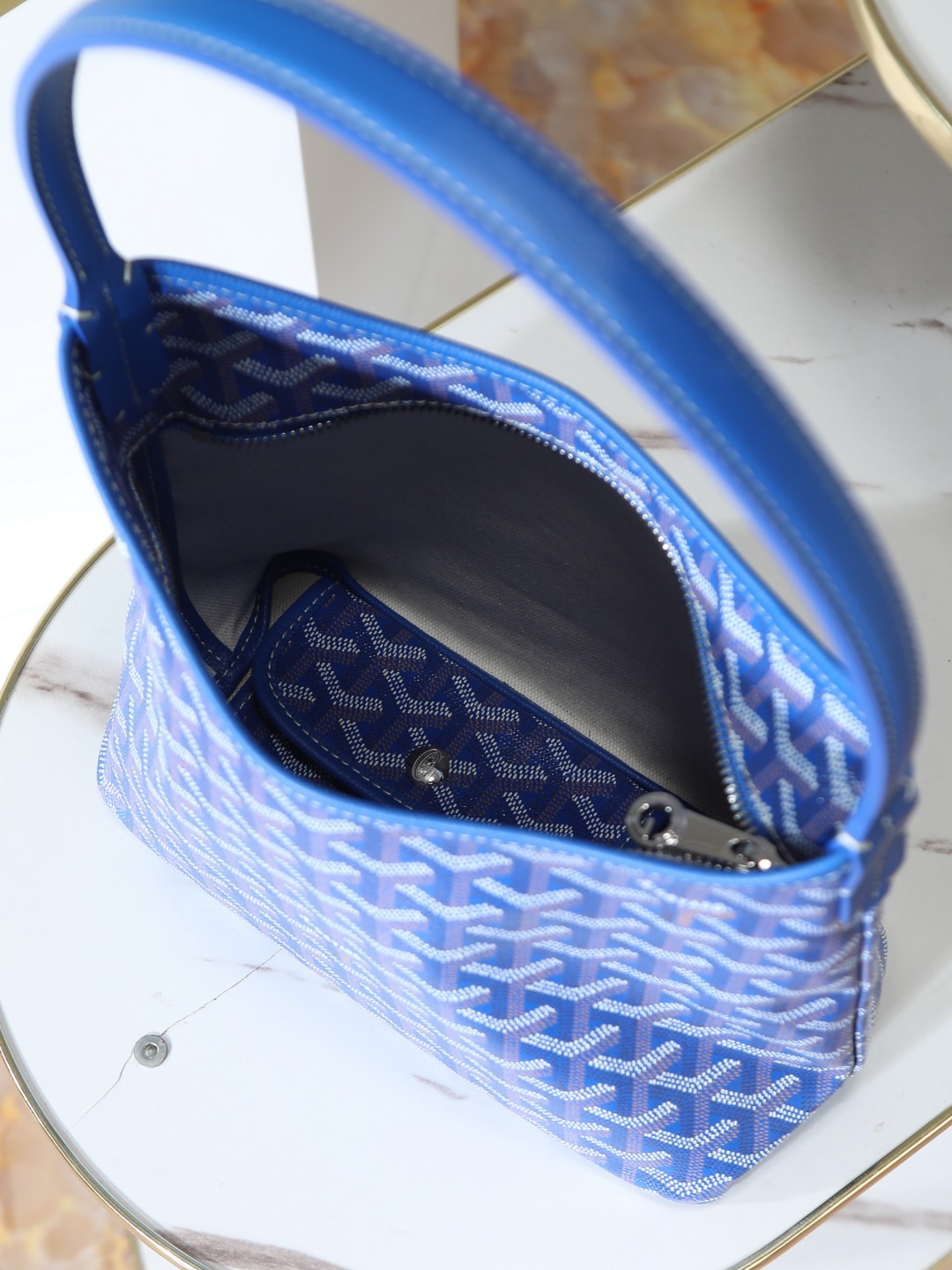 GOYARD 戈雅手提 Boheme Hobo (Canvas and Leather) — Shoulder Bag-F0-