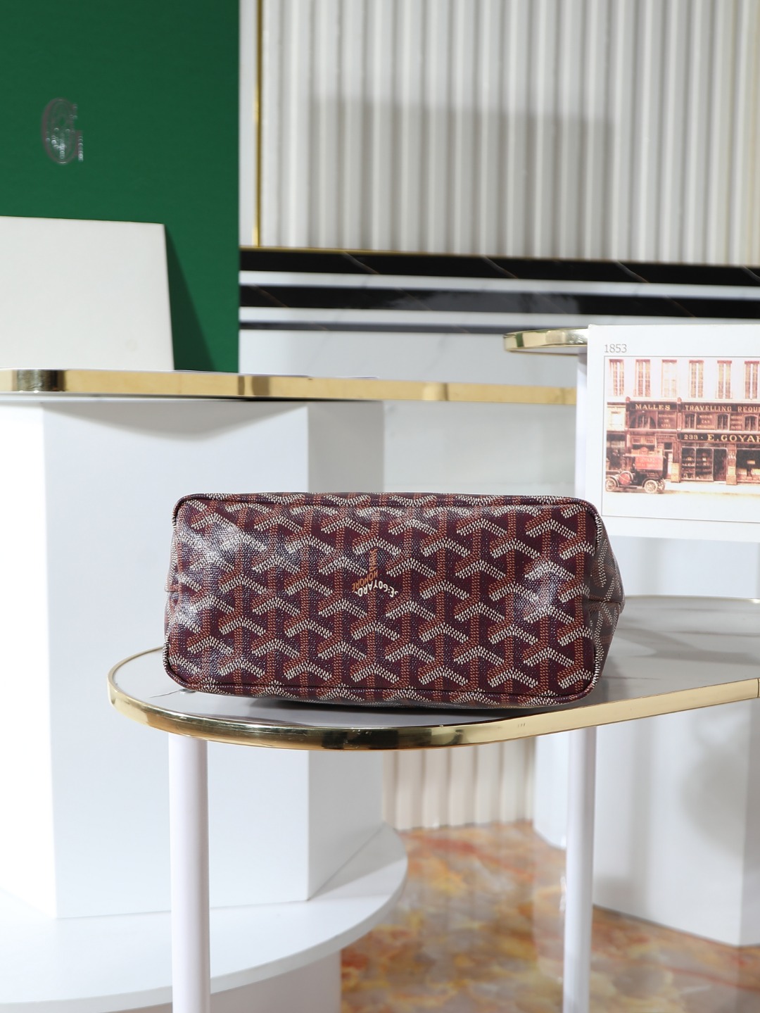 GOYARD 戈雅手提 Boheme Hobo (Canvas and Leather) — Shoulder Bag-F0-