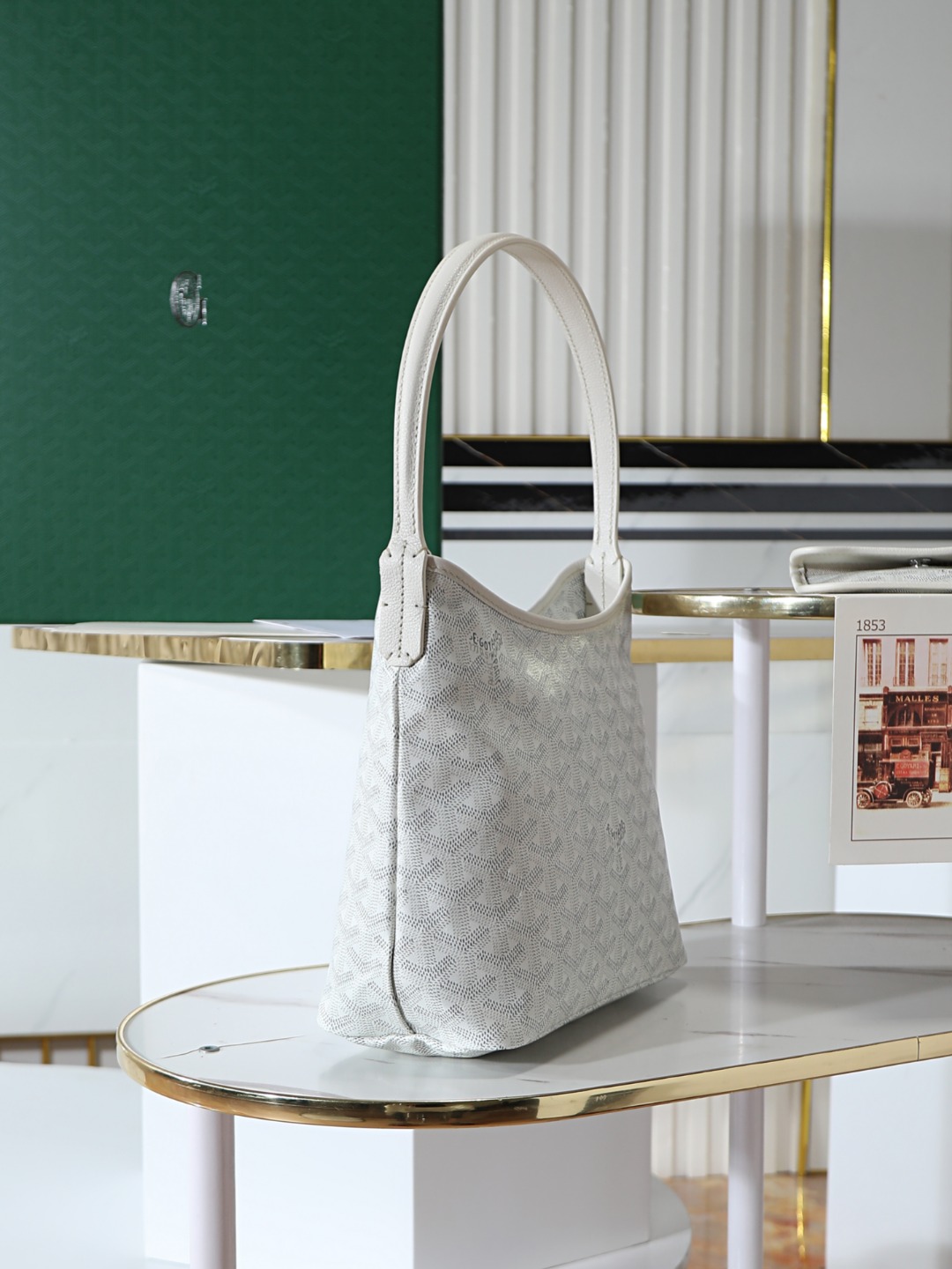 GOYARD 戈雅手提 Boheme Hobo (Canvas and Leather) — Shoulder Bag-F0-