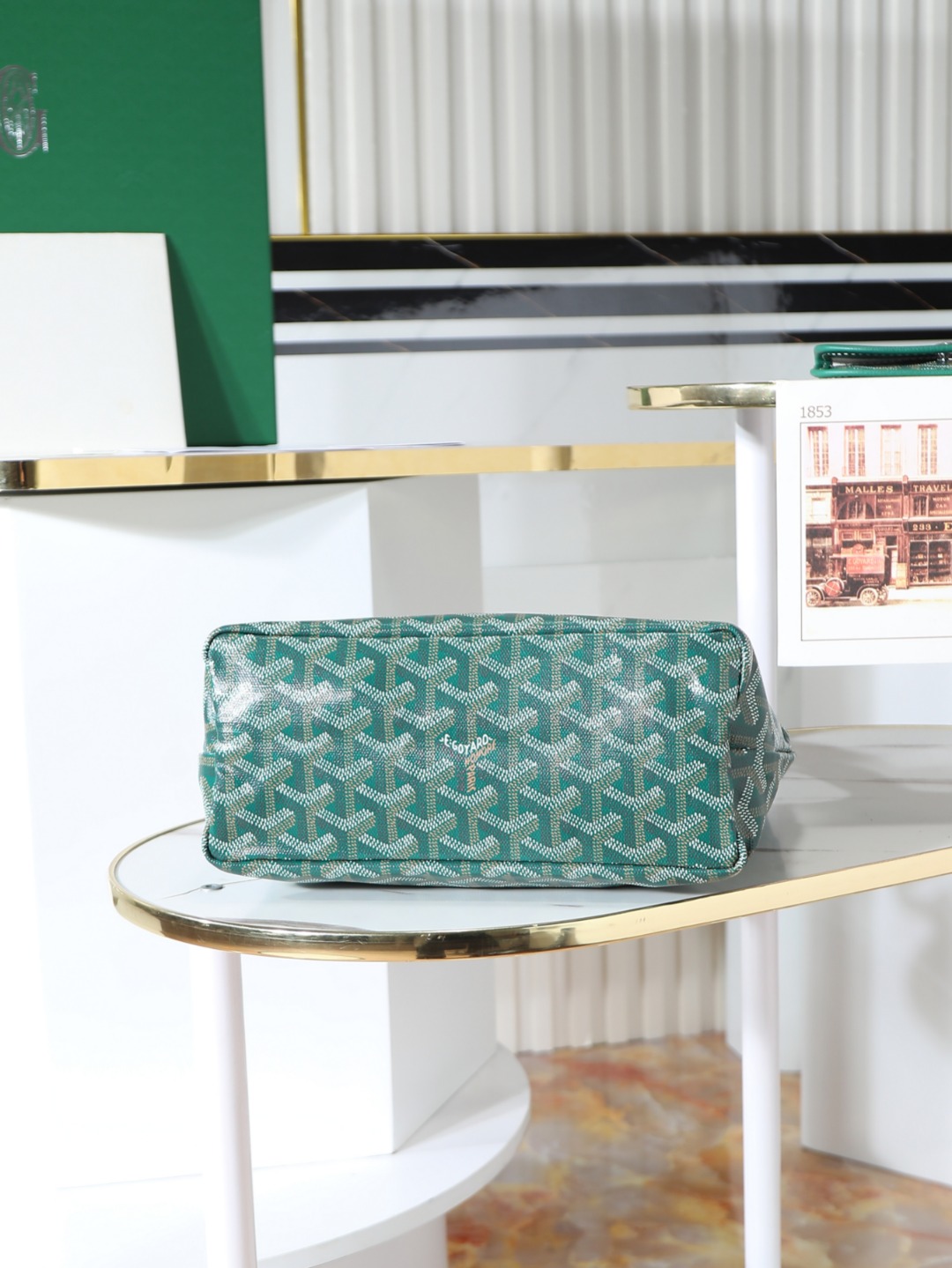 GOYARD 戈雅手提 Boheme Hobo (Canvas and Leather) — Shoulder Bag-F0-
