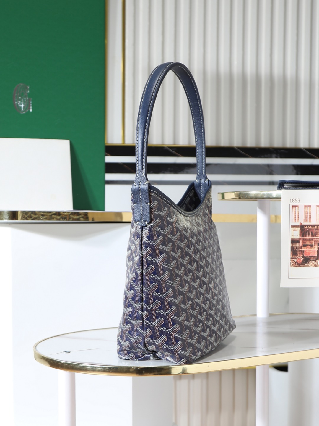 GOYARD 戈雅手提 Boheme Hobo (Canvas and Leather) — Shoulder Bag-F0-