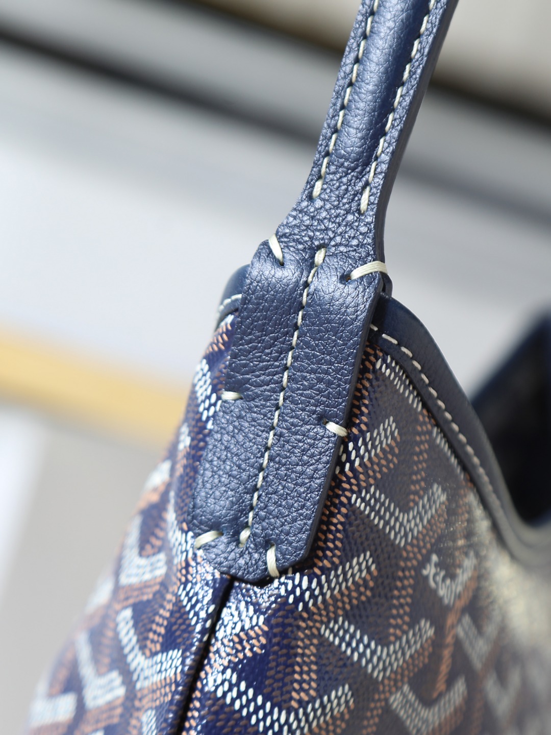 GOYARD 戈雅手提 Boheme Hobo (Canvas and Leather) — Shoulder Bag-F0-
