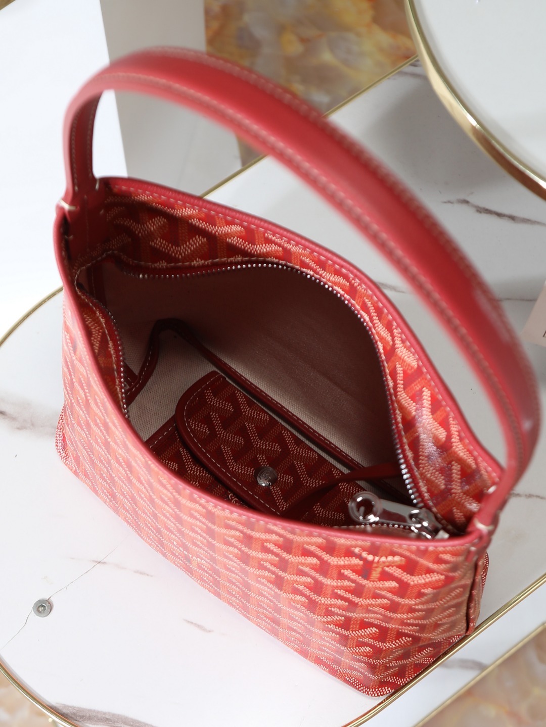 GOYARD 戈雅手提 Boheme Hobo (Canvas and Leather) — Shoulder Bag-F0-