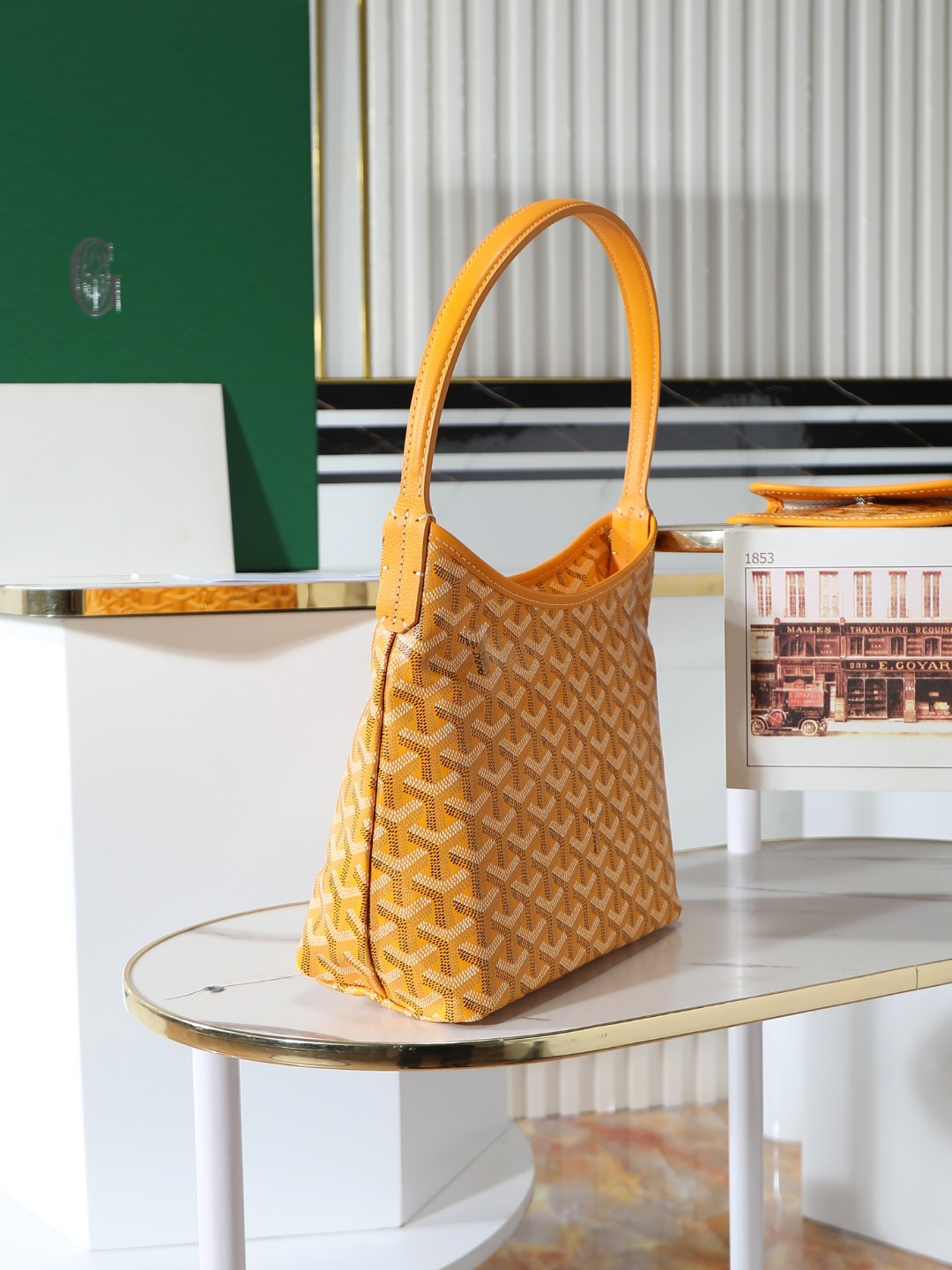 GOYARD 戈雅手提 Boheme Hobo (Canvas and Leather) — Shoulder Bag-F0-