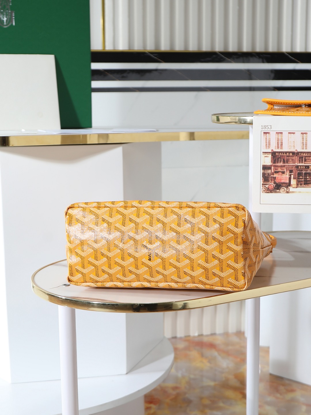 GOYARD 戈雅手提 Boheme Hobo (Canvas and Leather) — Shoulder Bag-F0-