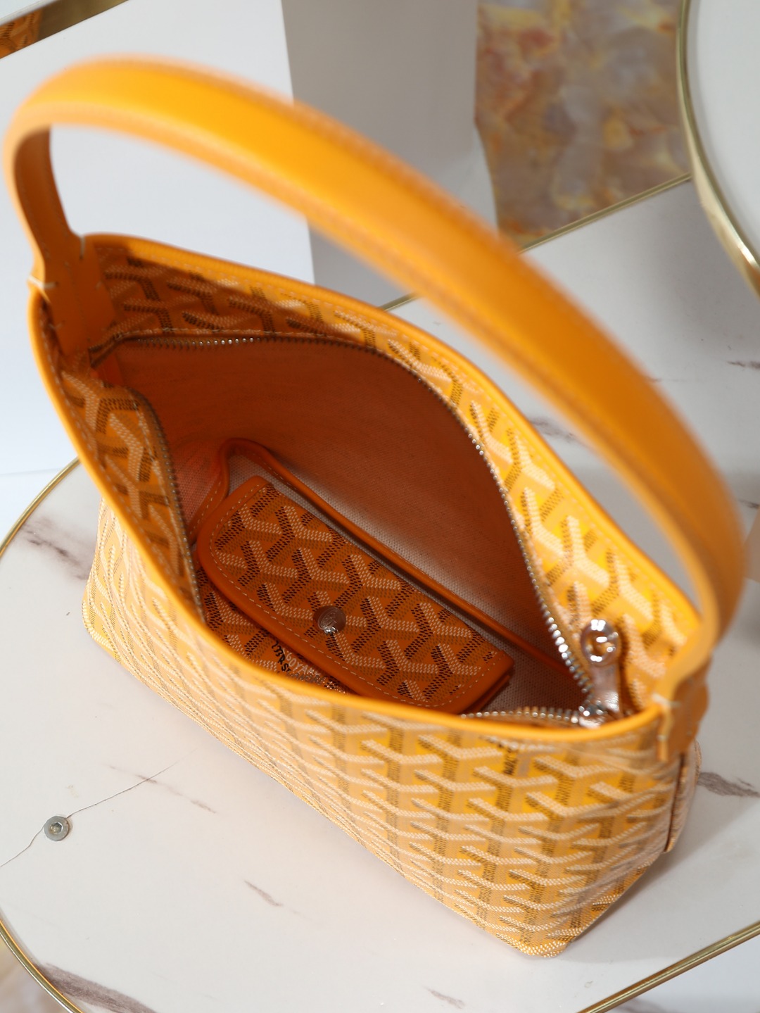 GOYARD 戈雅手提 Boheme Hobo (Canvas and Leather) — Shoulder Bag-F0-