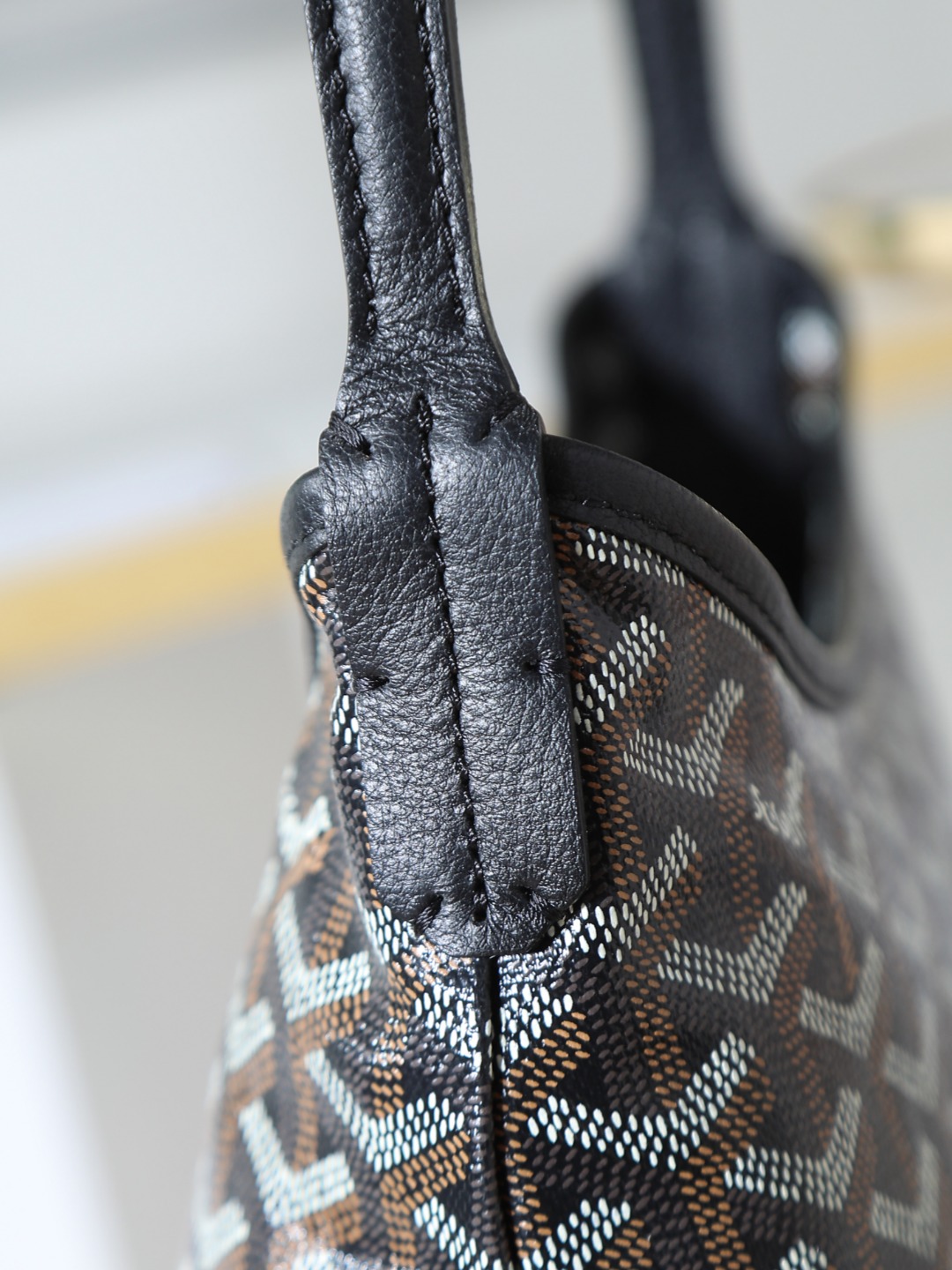 GOYARD 戈雅手提 Boheme Hobo (Canvas and Leather) — Shoulder Bag-F0-