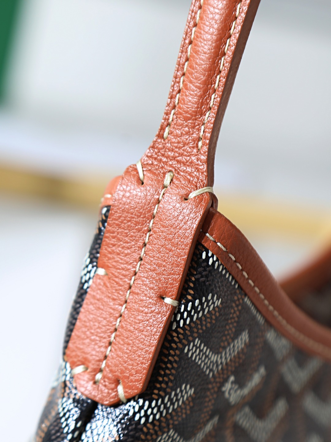 GOYARD 戈雅手提 Boheme Hobo (Canvas and Leather) — Shoulder Bag-F0-