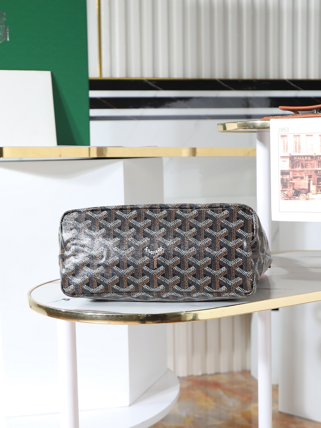 GOYARD 戈雅手提 Boheme Hobo (Canvas and Leather) — Shoulder Bag-F0-