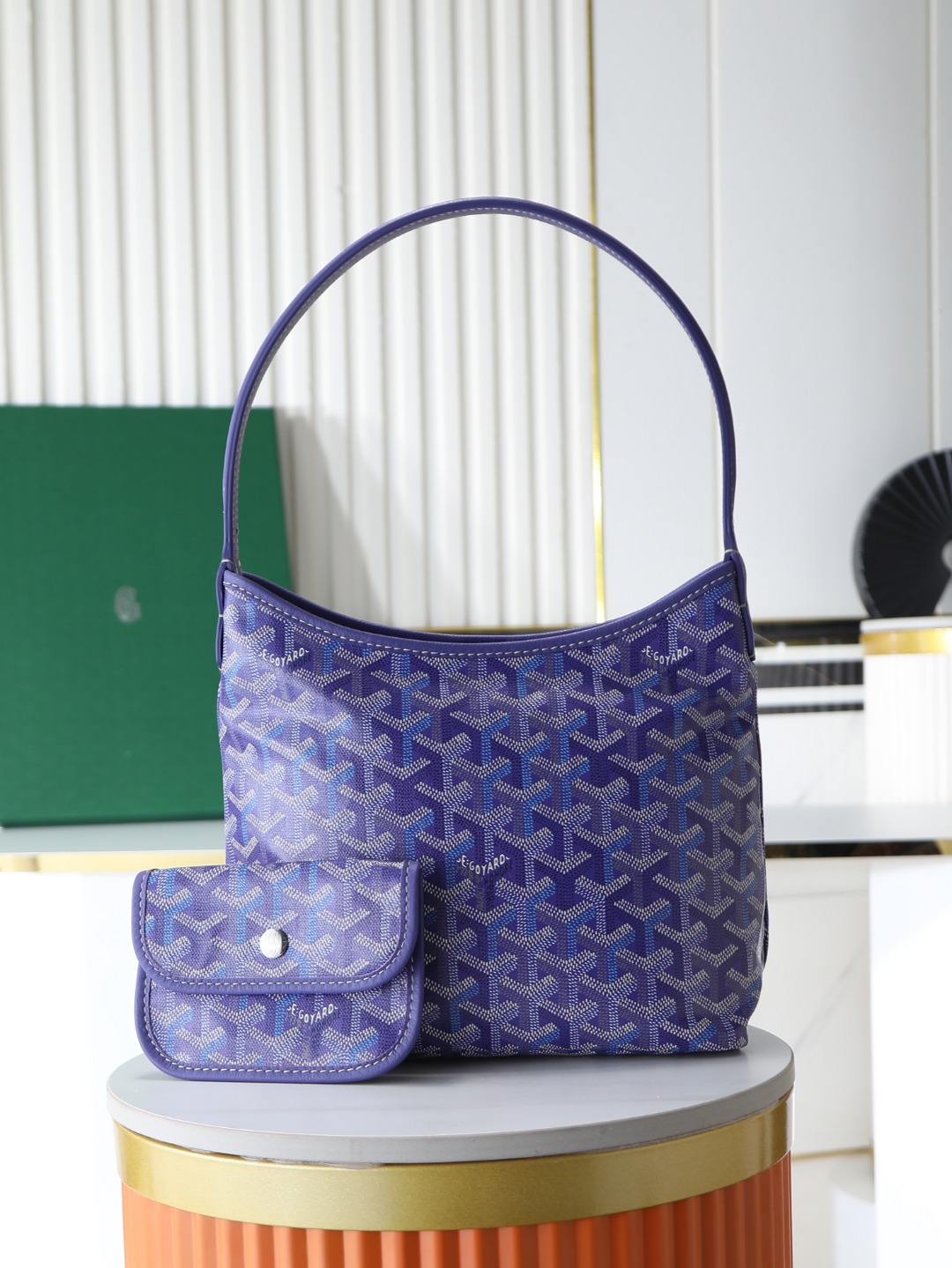 GOYARD 戈雅手提 Boheme Hobo (Canvas and Leather) — Shoulder Bag-F0