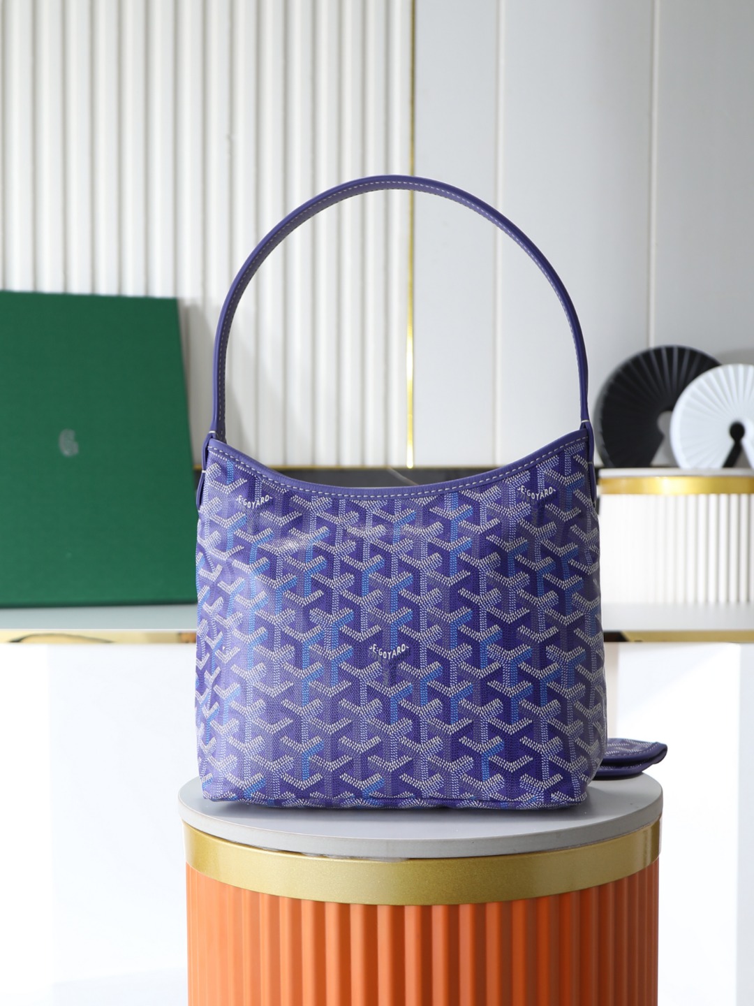 GOYARD 戈雅手提 Boheme Hobo (Canvas and Leather) — Shoulder Bag-F0