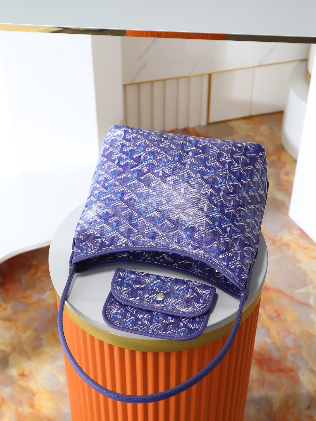 GOYARD 戈雅手提 Boheme Hobo (Canvas and Leather) — Shoulder Bag-F0
