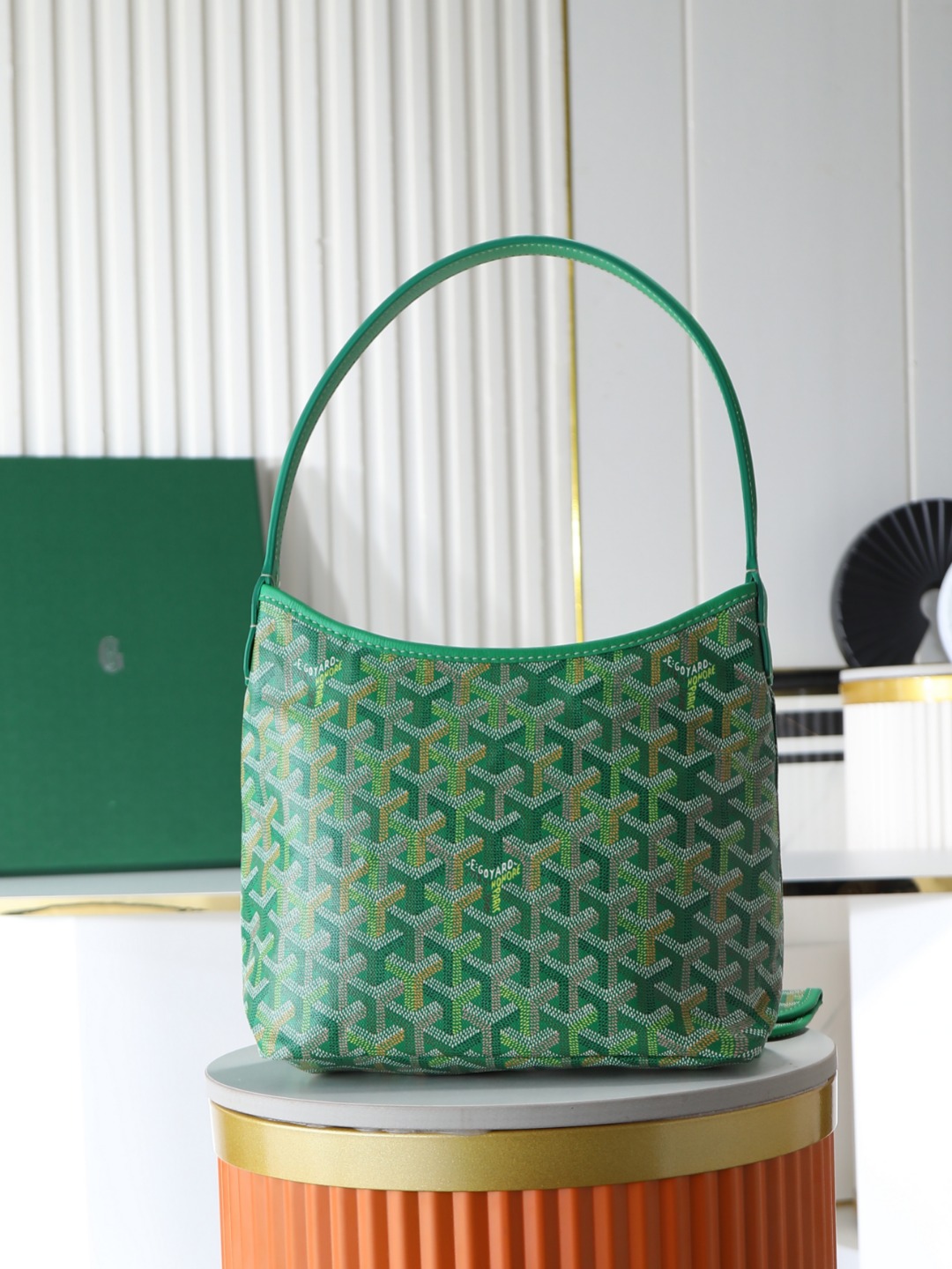 GOYARD 戈雅手提 Boheme Hobo (Canvas and Leather) — Shoulder Bag-F0