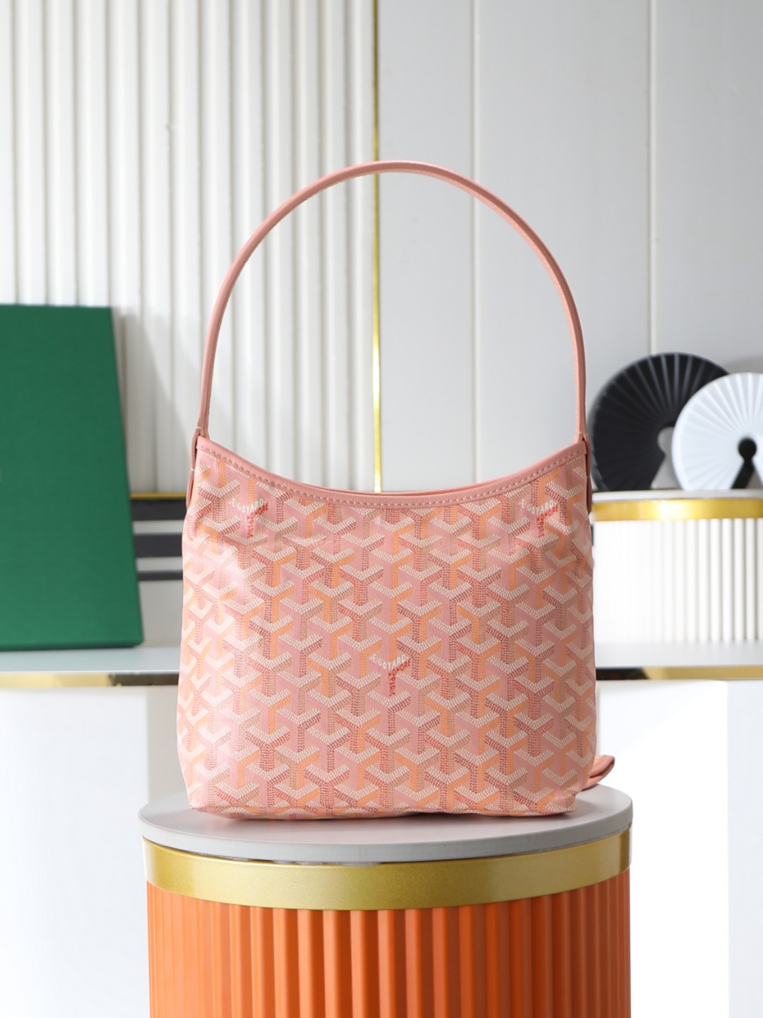 GOYARD 戈雅手提 Boheme Hobo (Canvas and Leather) — Shoulder Bag-F0