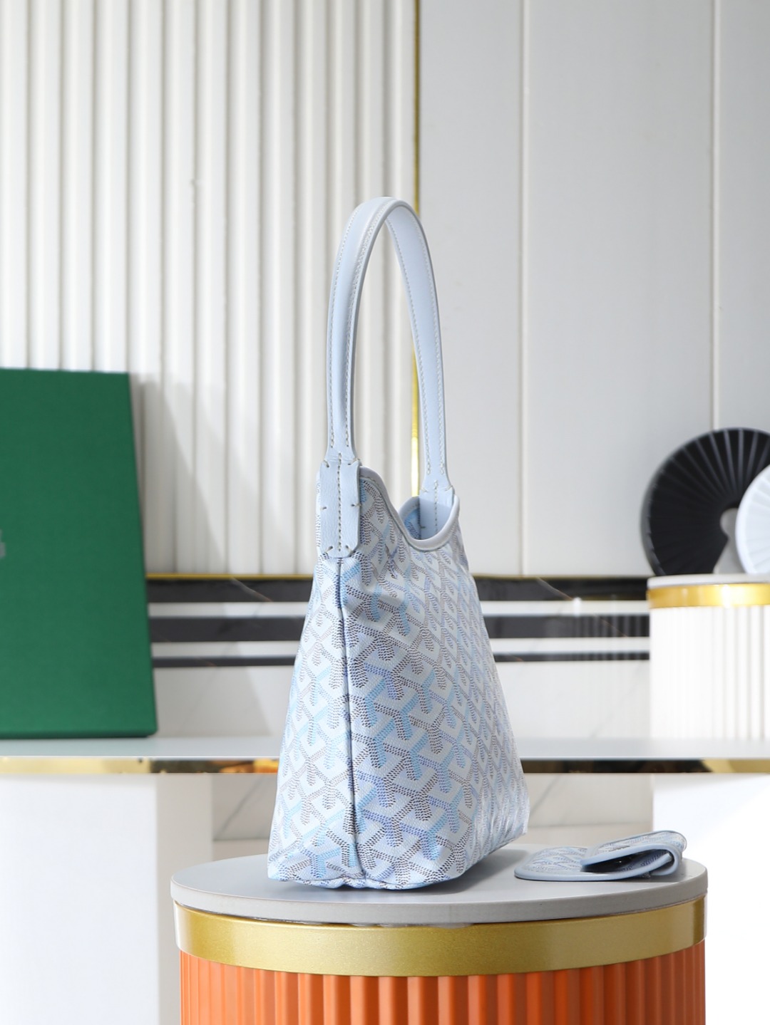 GOYARD 戈雅手提 Boheme Hobo (Canvas and Leather) — Shoulder Bag-F0