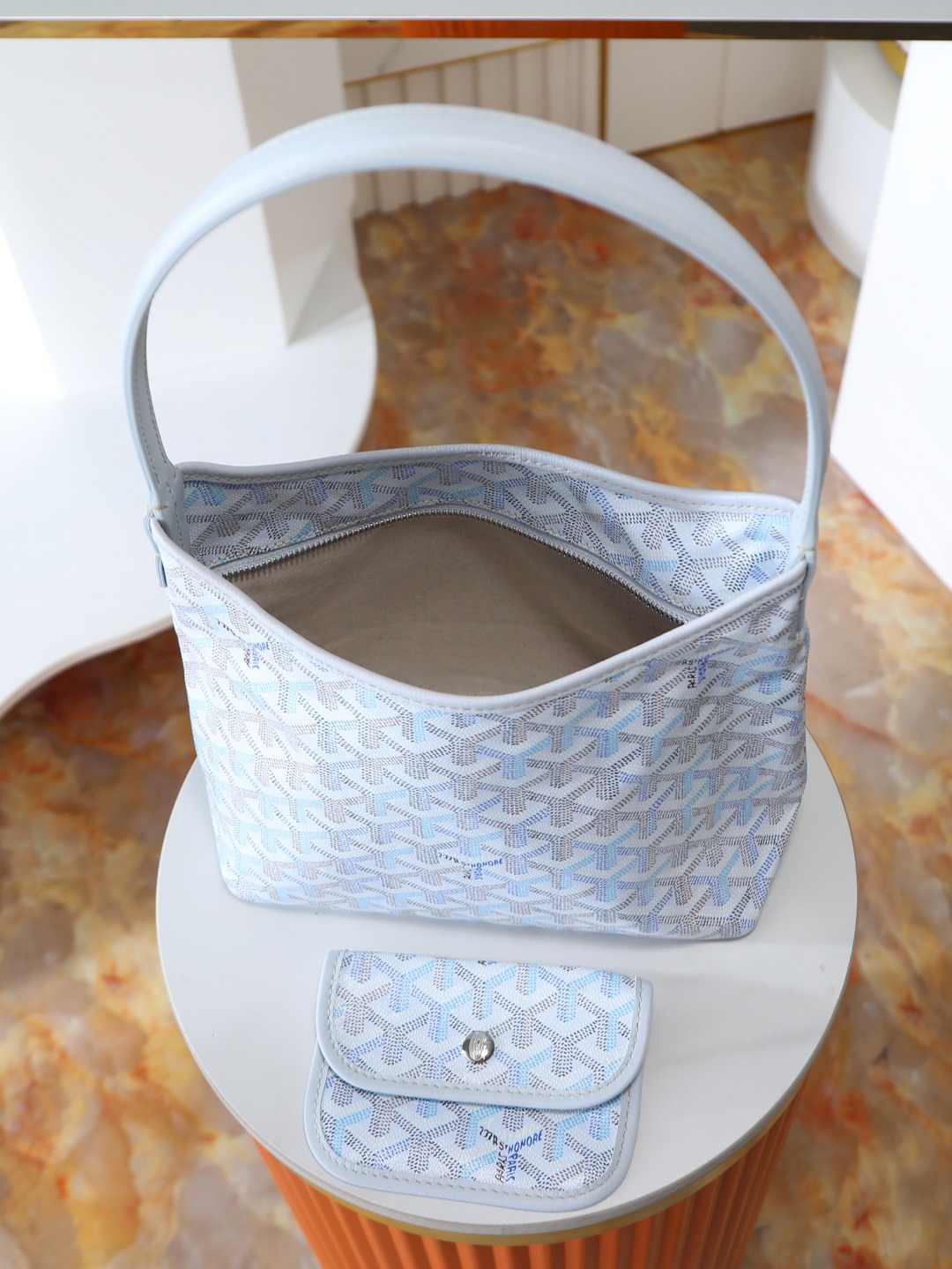 GOYARD 戈雅手提 Boheme Hobo (Canvas and Leather) — Shoulder Bag-F0