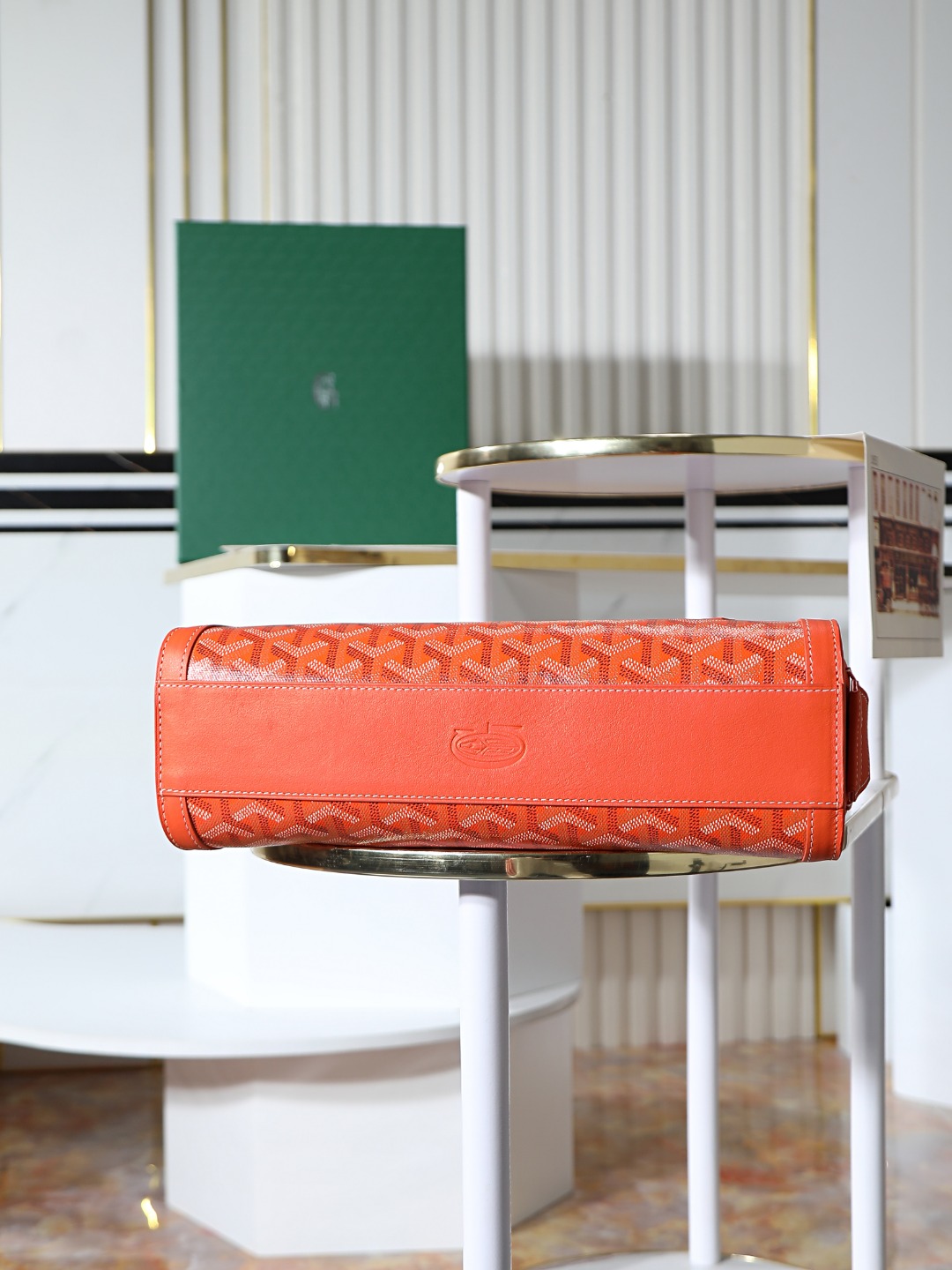 GOYARD 戈雅法棍 Bonbonniere (Canvas and Leather) — Baguette Bag-F0-BONBONPMLTY