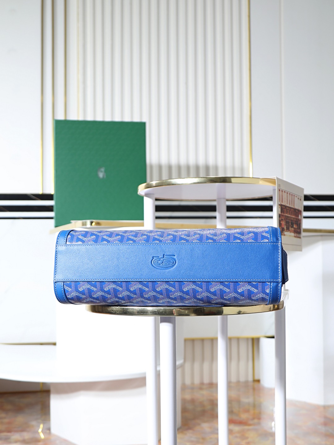 GOYARD 戈雅法棍 Bonbonniere (Canvas and Leather) — Baguette Bag-F0-BONBONPMLTY