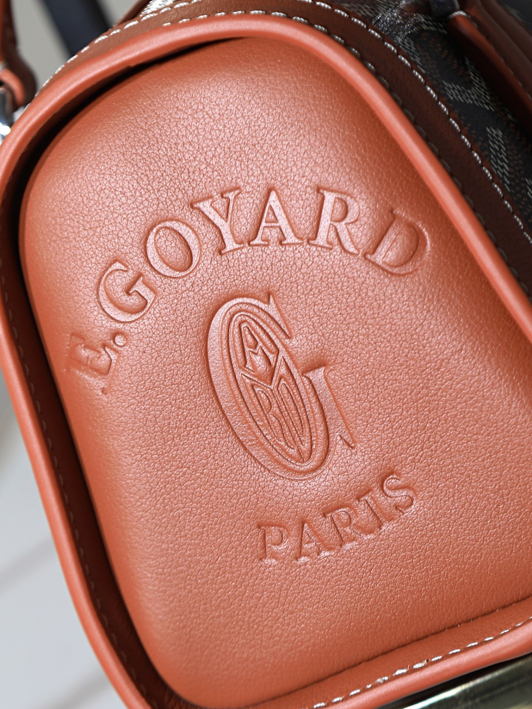 GOYARD 戈雅法棍 Bonbonniere (Canvas and Leather) — Baguette Bag-F0-BONBONPMLTY