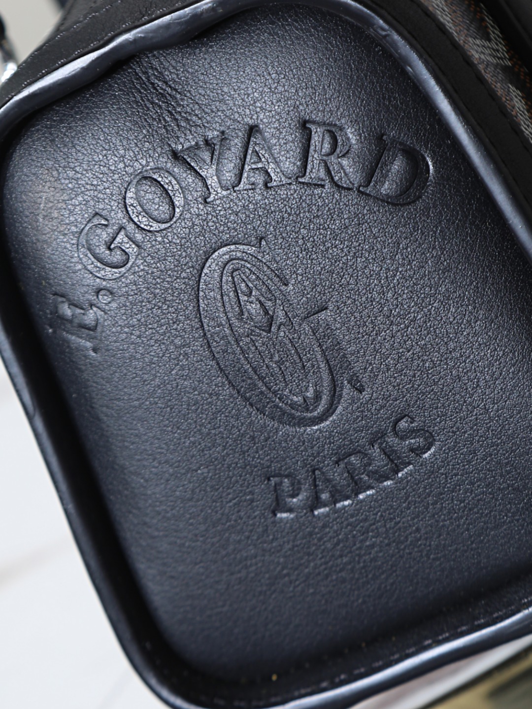 GOYARD 戈雅法棍 Bonbonniere (Canvas and Leather) — Baguette Bag-F0-BONBONPMLTY