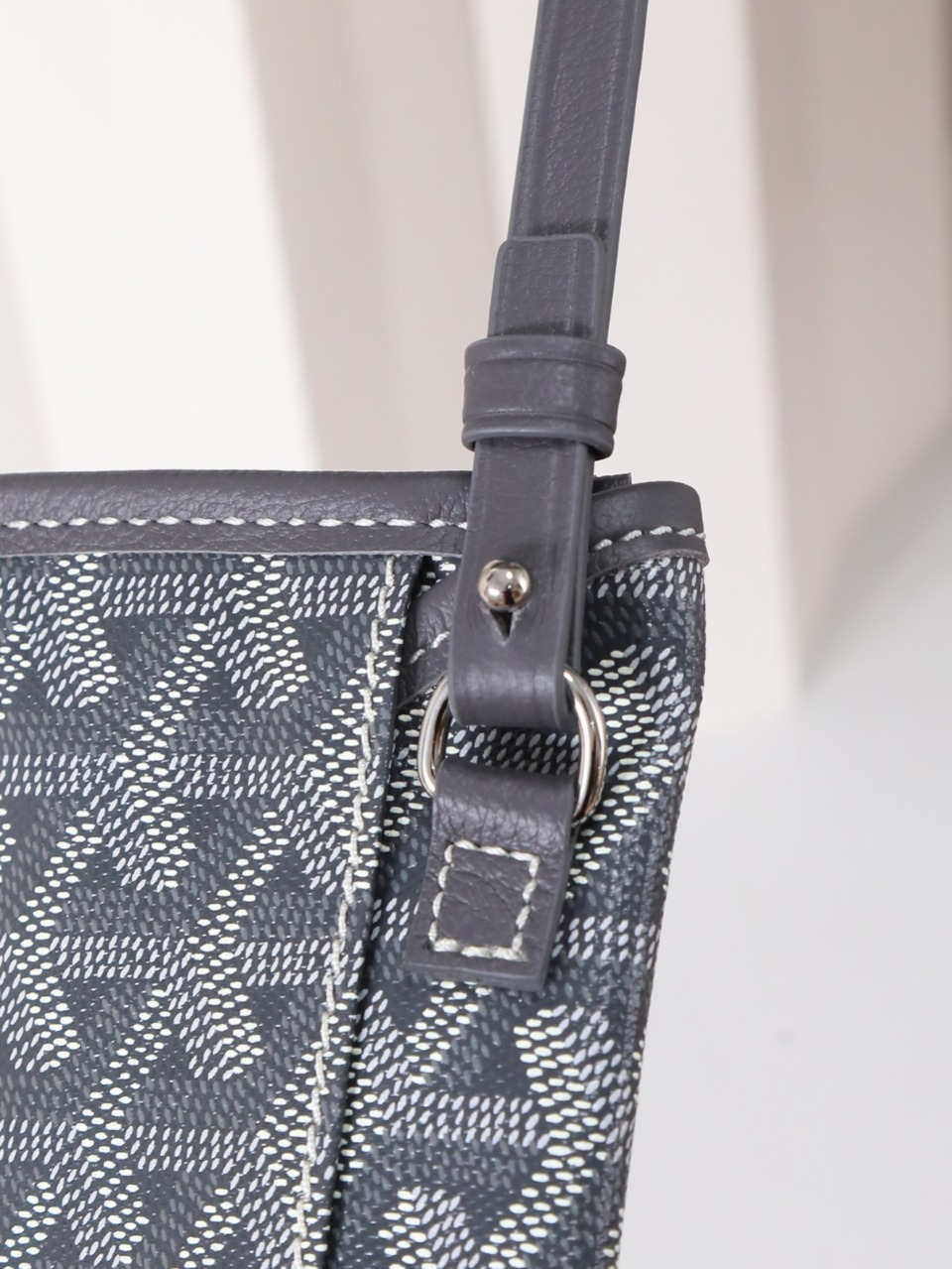 GOYARD 戈雅托特 Saint Louis  (Canvas and Leather) — Large Tote Bag-F0- STLCROGMLTY-51CL51P