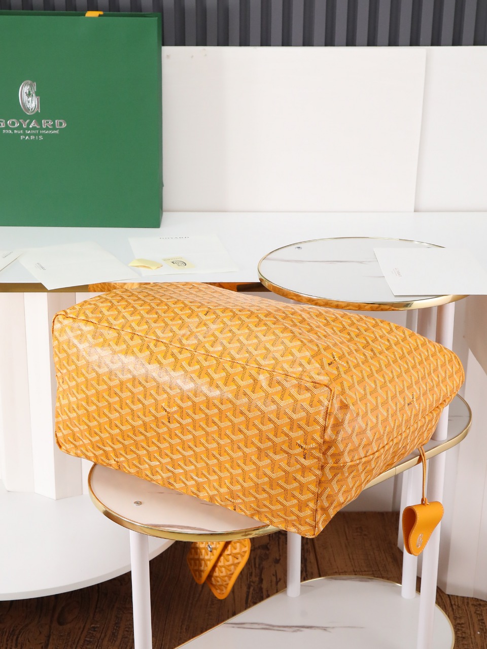 GOYARD 戈雅托特 Saint Louis  (Canvas and Leather) — Large Tote Bag-F0- STLCROGMLTY-08CL08P