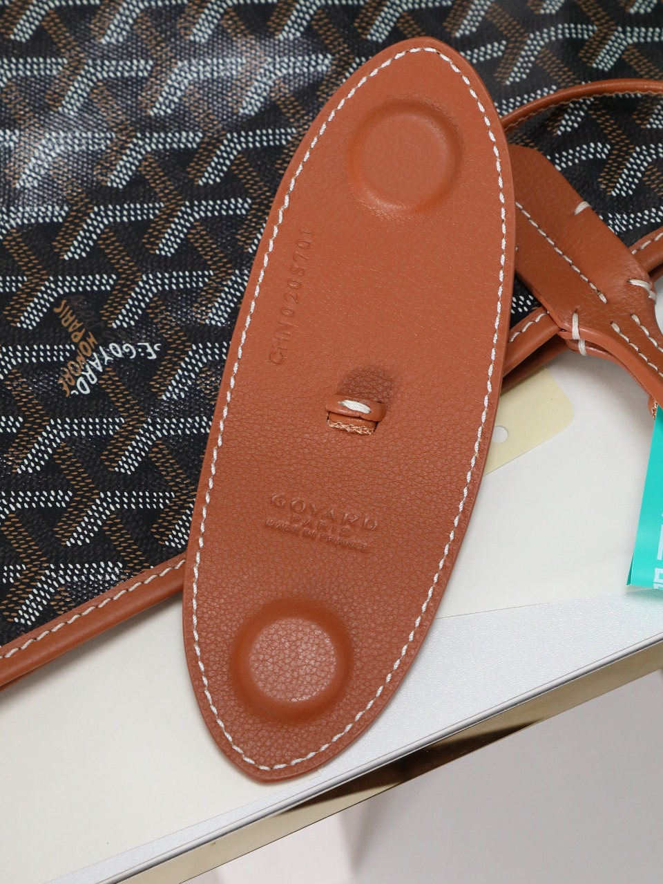 GOYARD 戈雅托特 Saint Louis  (Canvas and Leather) — Large Tote Bag-F0- STLCROGMLTY-01CL03P