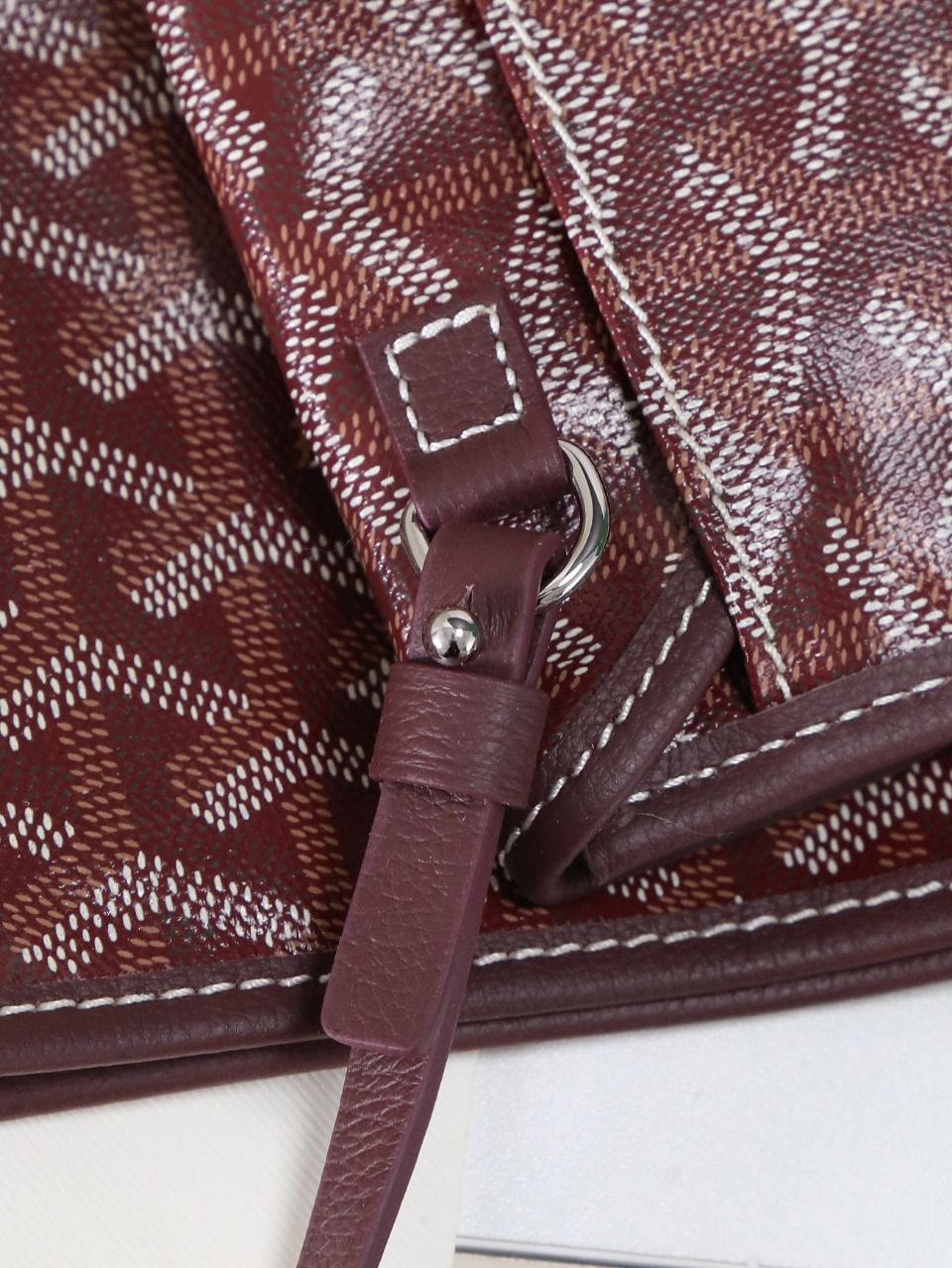 GOYARD 戈雅托特 Saint Louis  (Canvas and Leather) — Large Tote Bag-F0- STLCROGMLTY-33CL33P