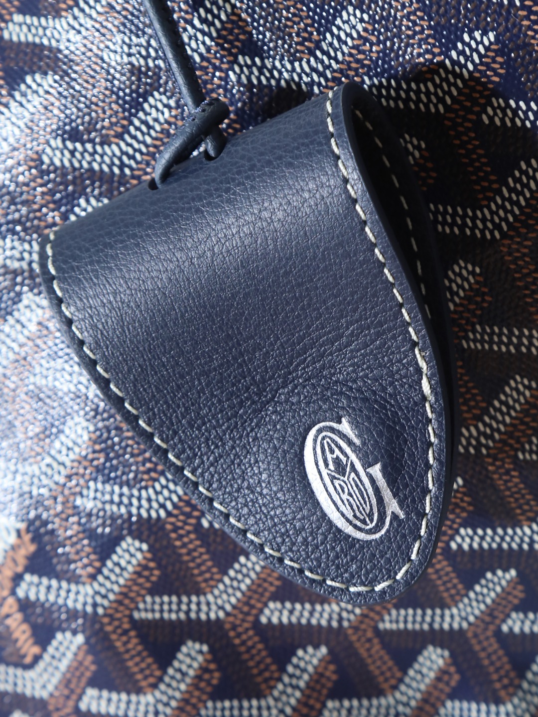 GOYARD 戈雅托特 Saint Louis  (Canvas and Leather) — Large Tote Bag-F0- STLCROGMLTY-12CL12P