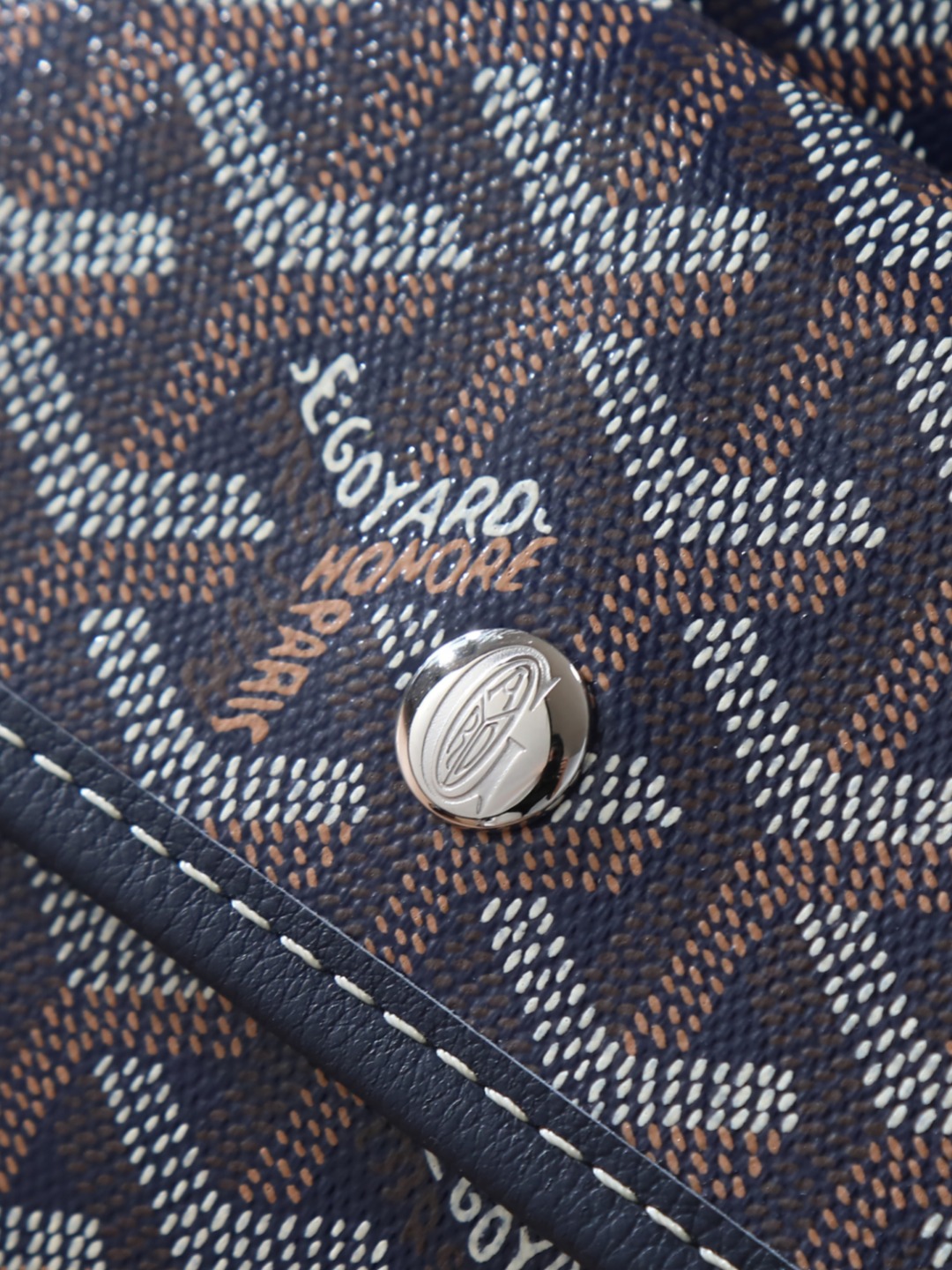 GOYARD 戈雅托特 Saint Louis  (Canvas and Leather) — Large Tote Bag-F0- STLCROGMLTY-12CL12P