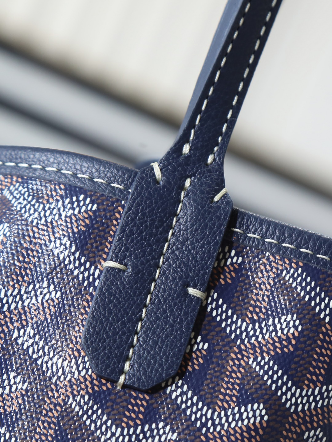 GOYARD 戈雅托特 Saint Louis  (Canvas and Leather) — Large Tote Bag-F0- STLCROGMLTY-12CL12P