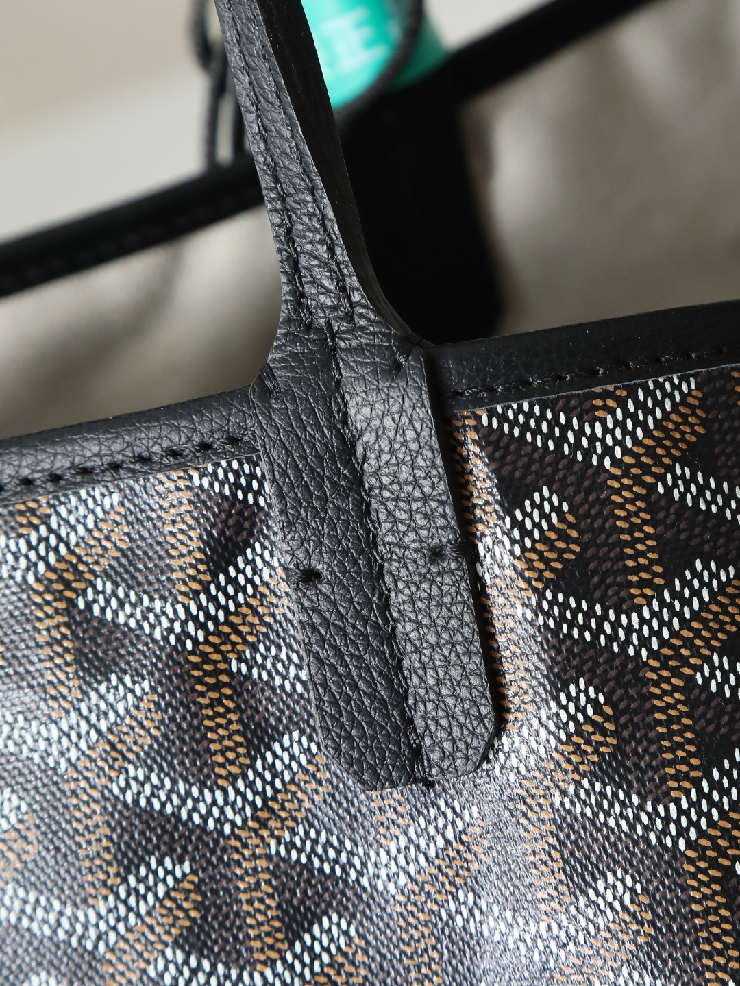 GOYARD 戈雅托特 Saint Louis  (Canvas and Leather) — Large Tote Bag-F0- STLCROGMLTY-50CL50P