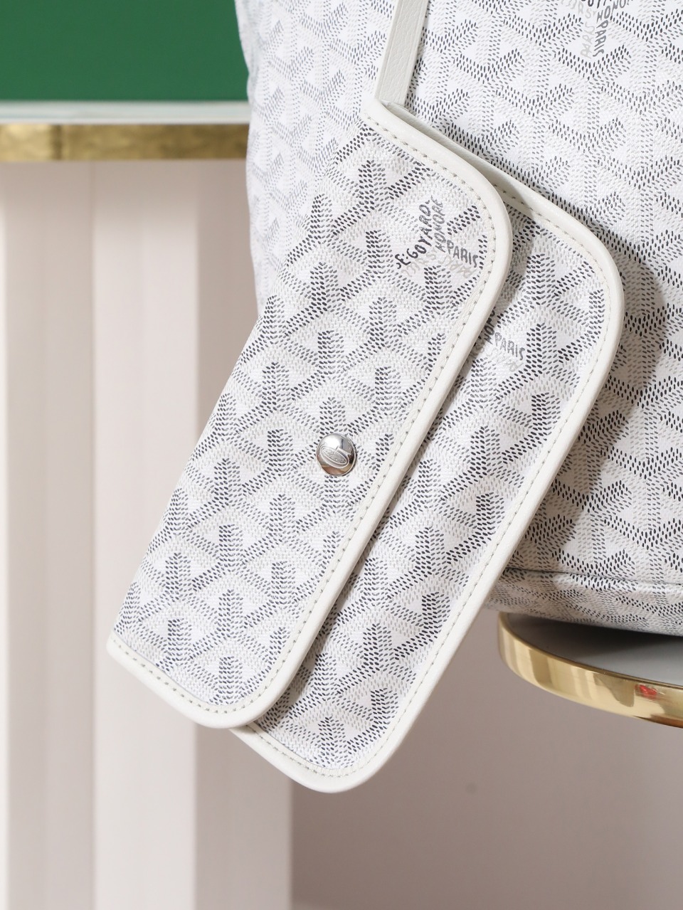 GOYARD 戈雅托特 Saint Louis  (Canvas and Leather) — Large Tote Bag-F0- STLCROGMLTY-50CL50P