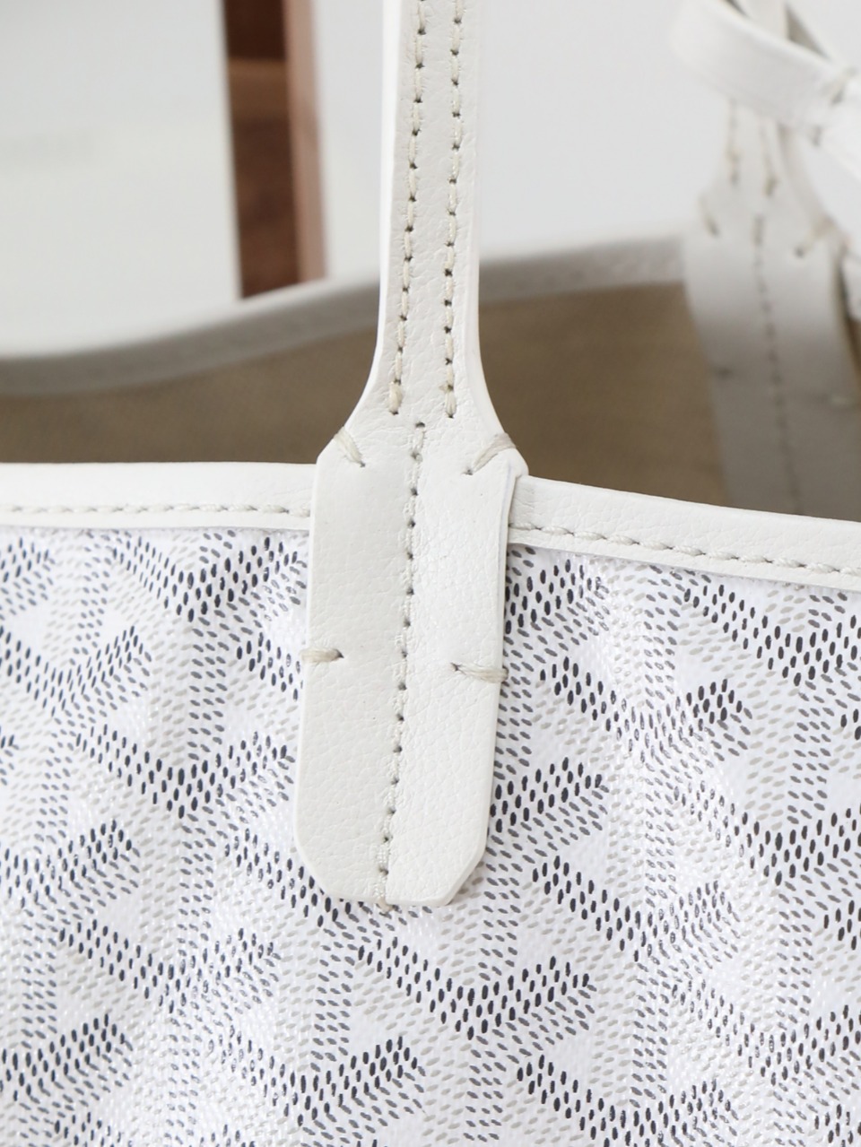 GOYARD 戈雅托特 Saint Louis  (Canvas and Leather) — Large Tote Bag-F0- STLCROGMLTY-50CL50P