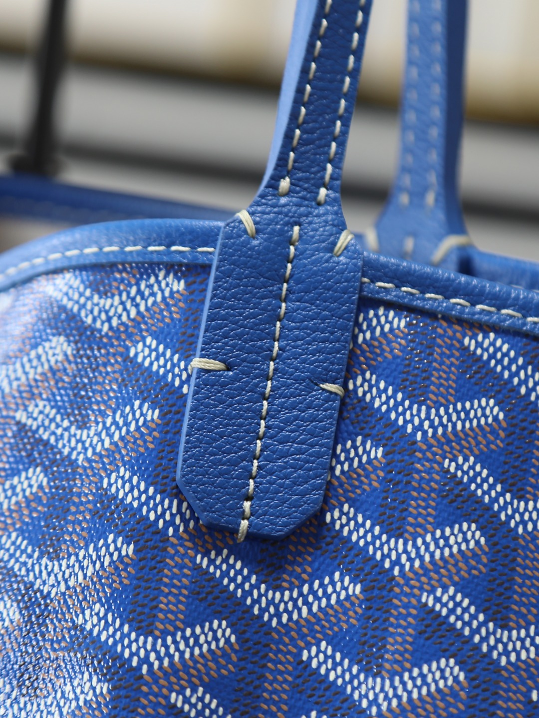 GOYARD 戈雅托特 Saint Louis  (Canvas and Leather) — Large Tote Bag-F0- STLCROGMLTY