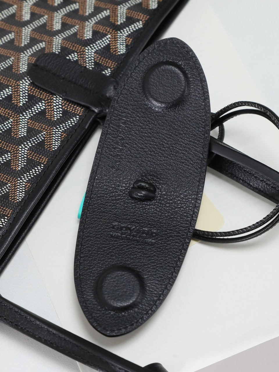 34CM GOYARD 戈雅托特 Saint Louis  (Canvas and Leather) — Small Tote Bag-F0-STLCROPMLTY-01CL01P