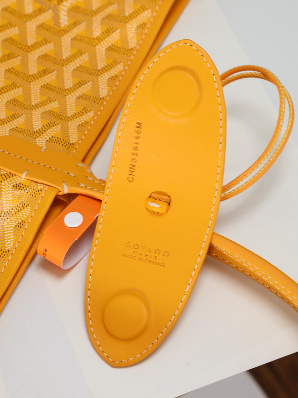 34CM GOYARD 戈雅托特 Saint Louis  (Canvas and Leather) — Small Tote Bag-F0-STLCROPMLTY-08CL08P