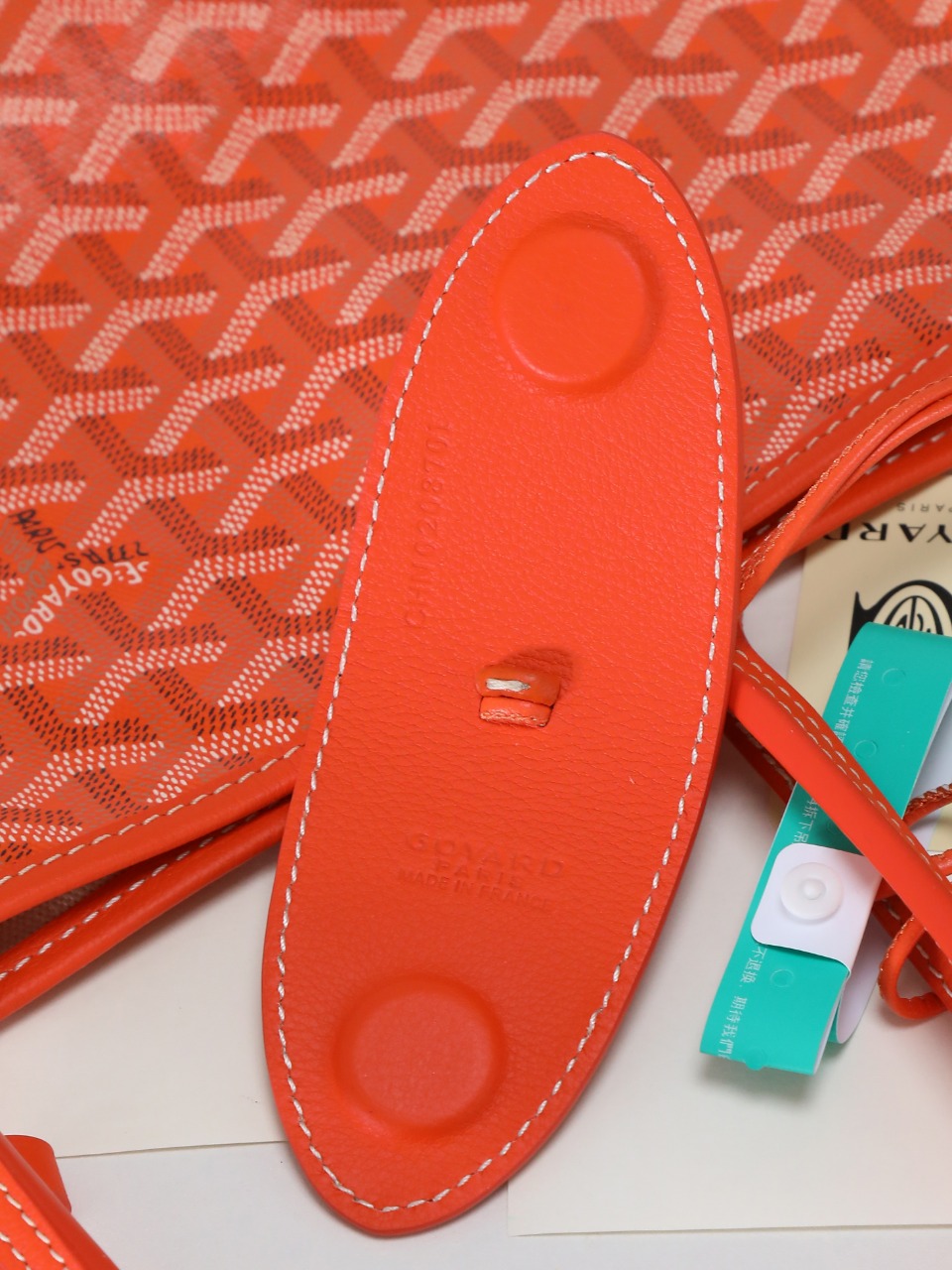 34CM GOYARD 戈雅托特 Saint Louis  (Canvas and Leather) — Small Tote Bag-F0-STLCROPMLTY-07CL07P