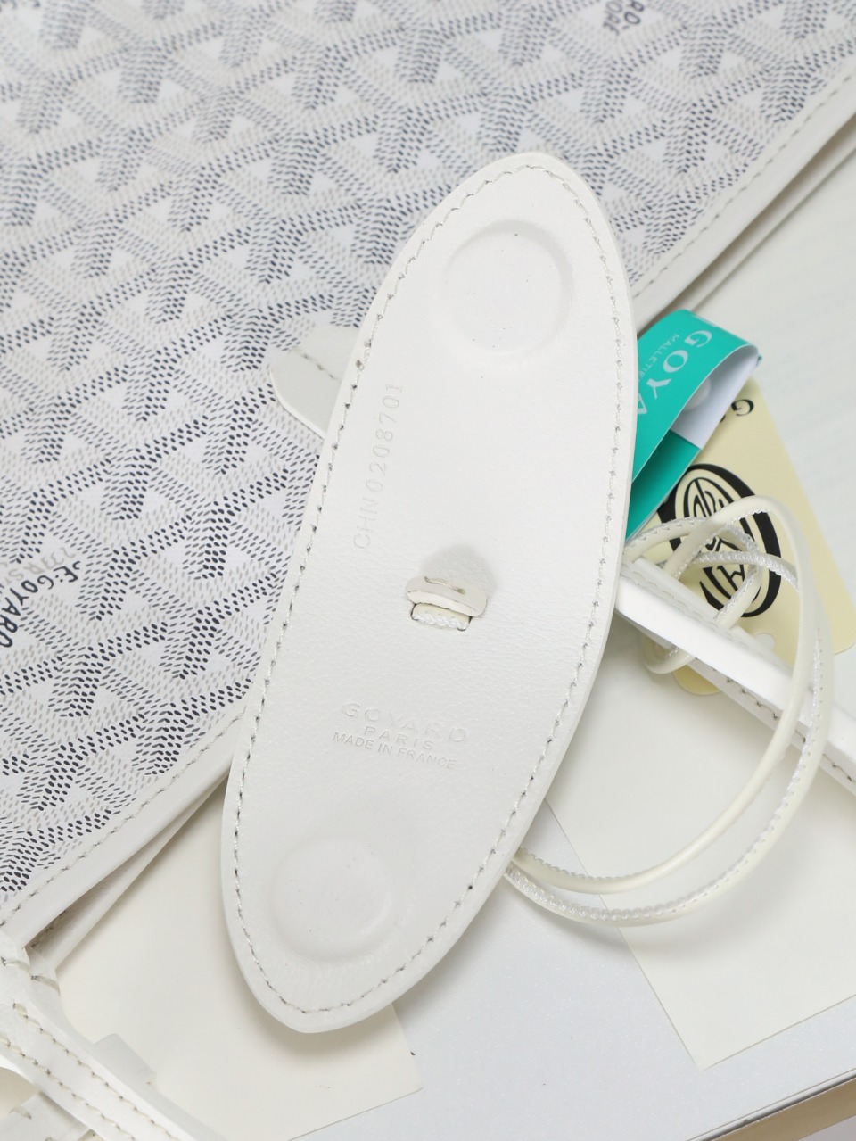 34CM GOYARD 戈雅托特 Saint Louis  (Canvas and Leather) — Small Tote Bag-F0-STLCROPMLTY51CL51P