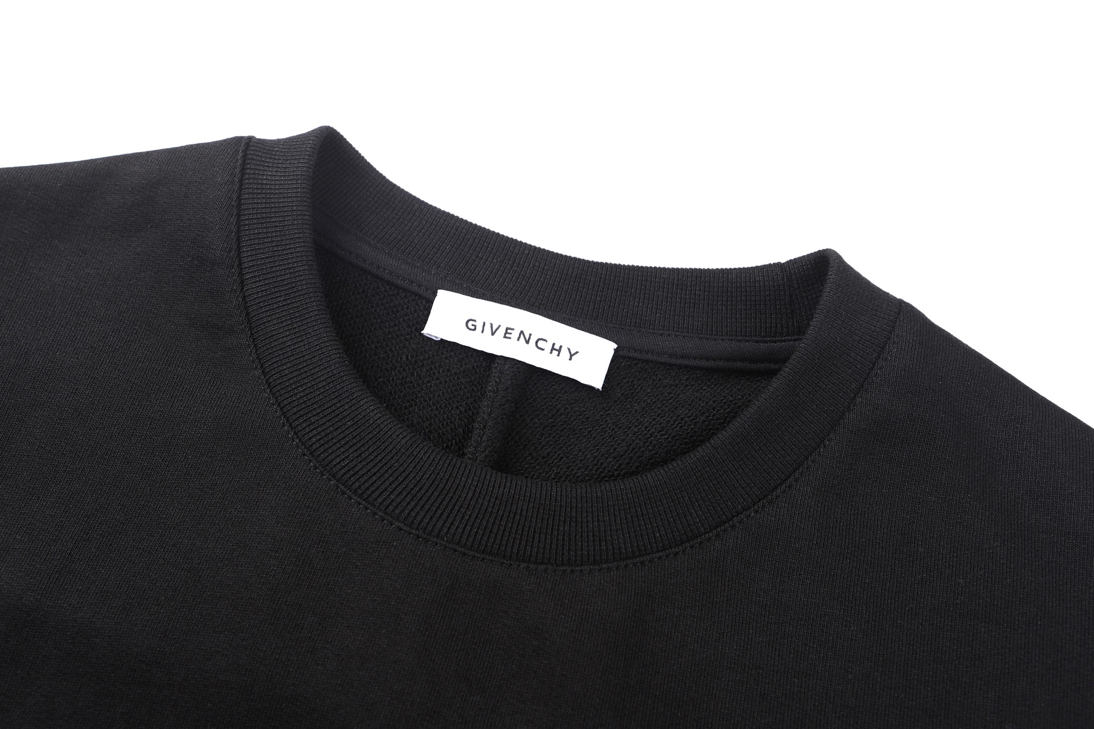 Givenchy 纪梵希 logo标牌圆领套头卫衣 外套 长袖 黑色 B0