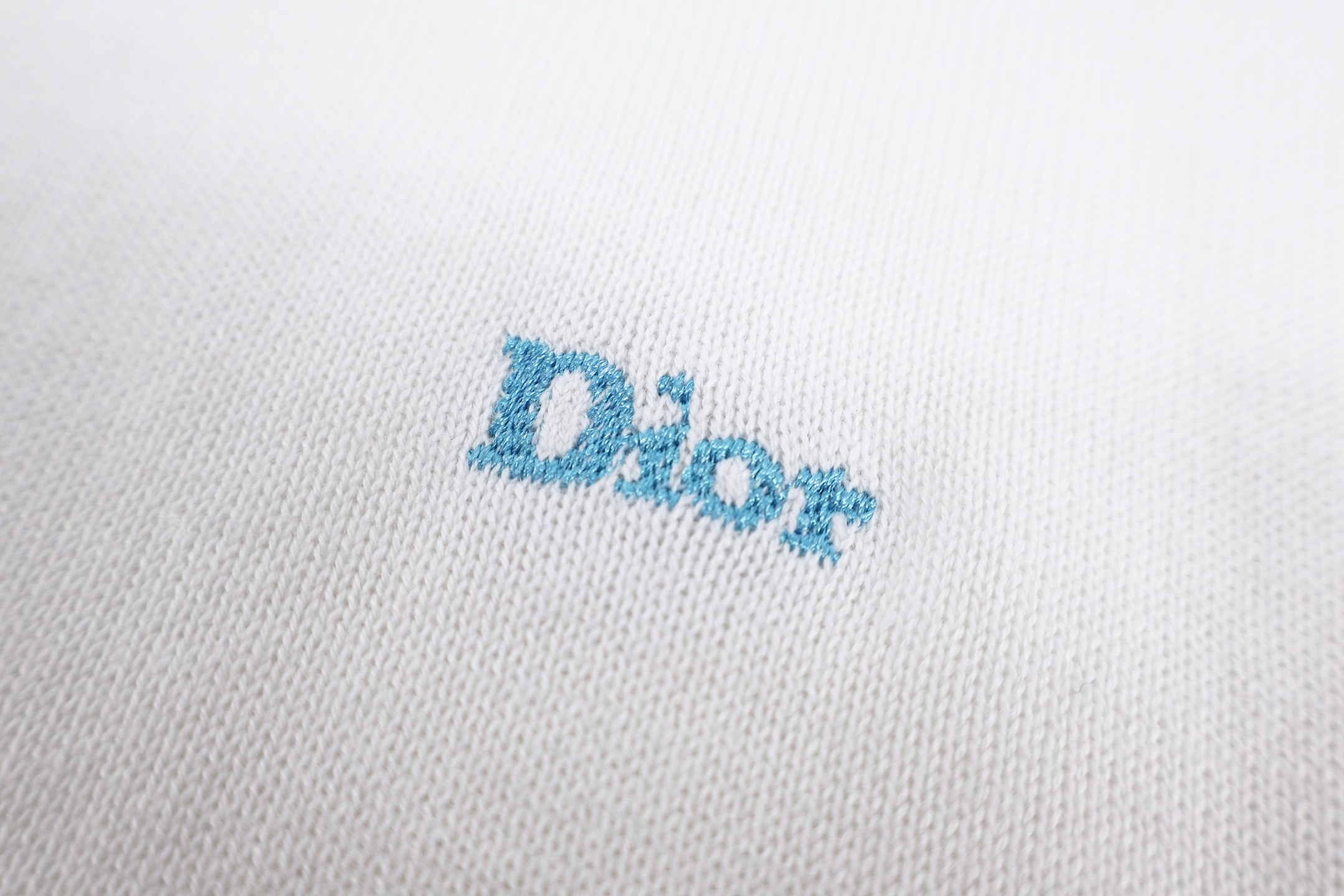 DIOR 迪奥 刺绣撞色条纹针织Polo衫 毛衣 针织衫 外套 秋冬 长袖 粉色 蓝色 B0